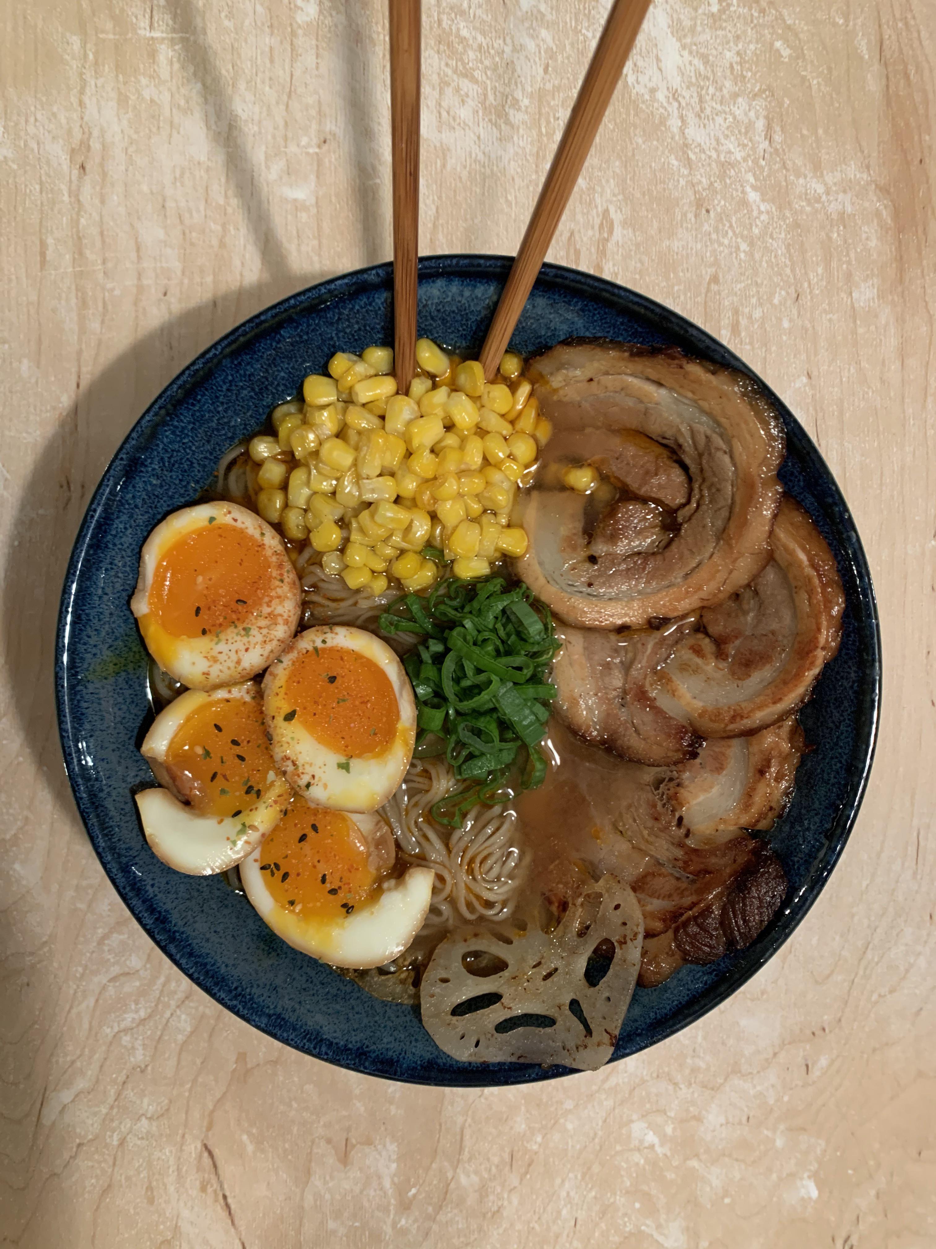 [Homemade] Beef broth Ramen r/food