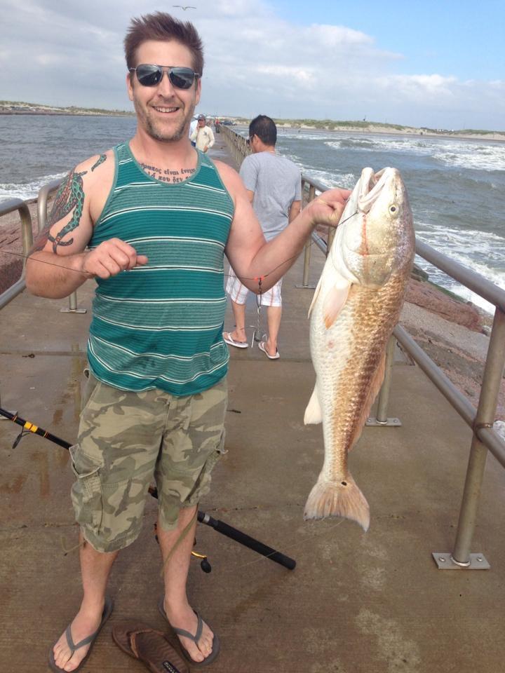 [sw] 36" Redfish at packary channel in Corpus Christi TX my buddy