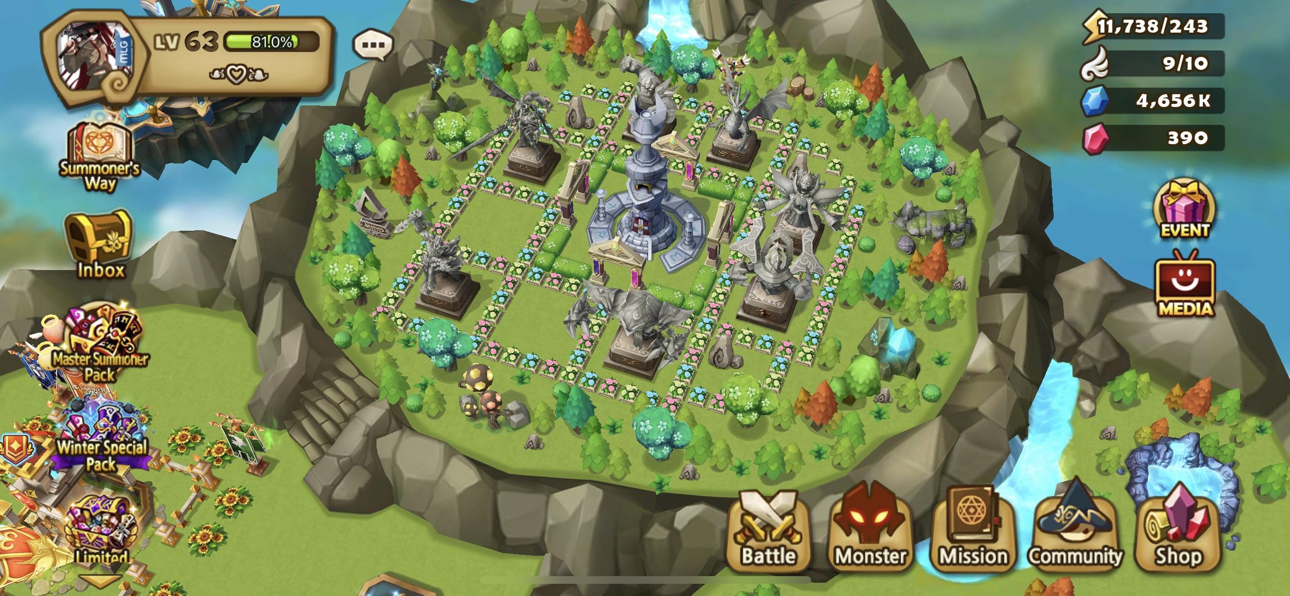 Update on statue collection r/summonerswar