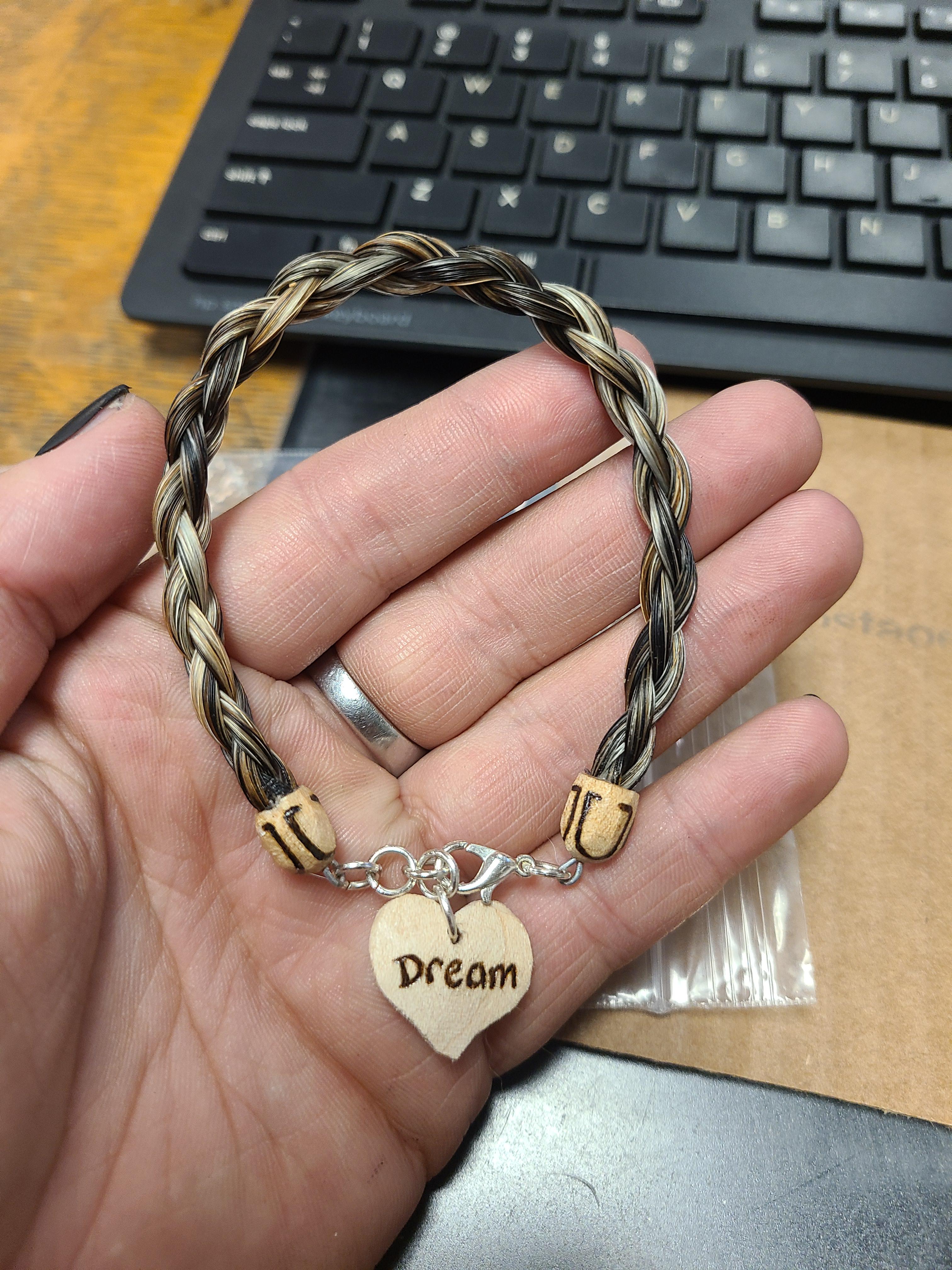 My Dream bracelet. When I had to unexpectedly put my first horse down