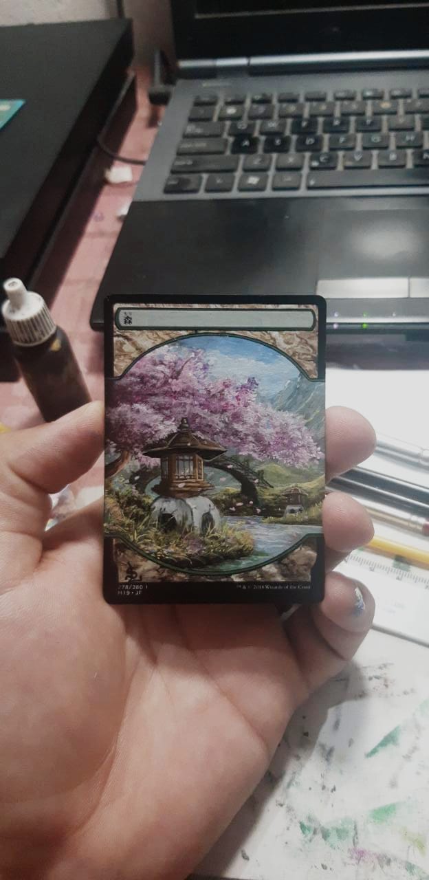 Japanese alter on japanese land! r/mtgaltered