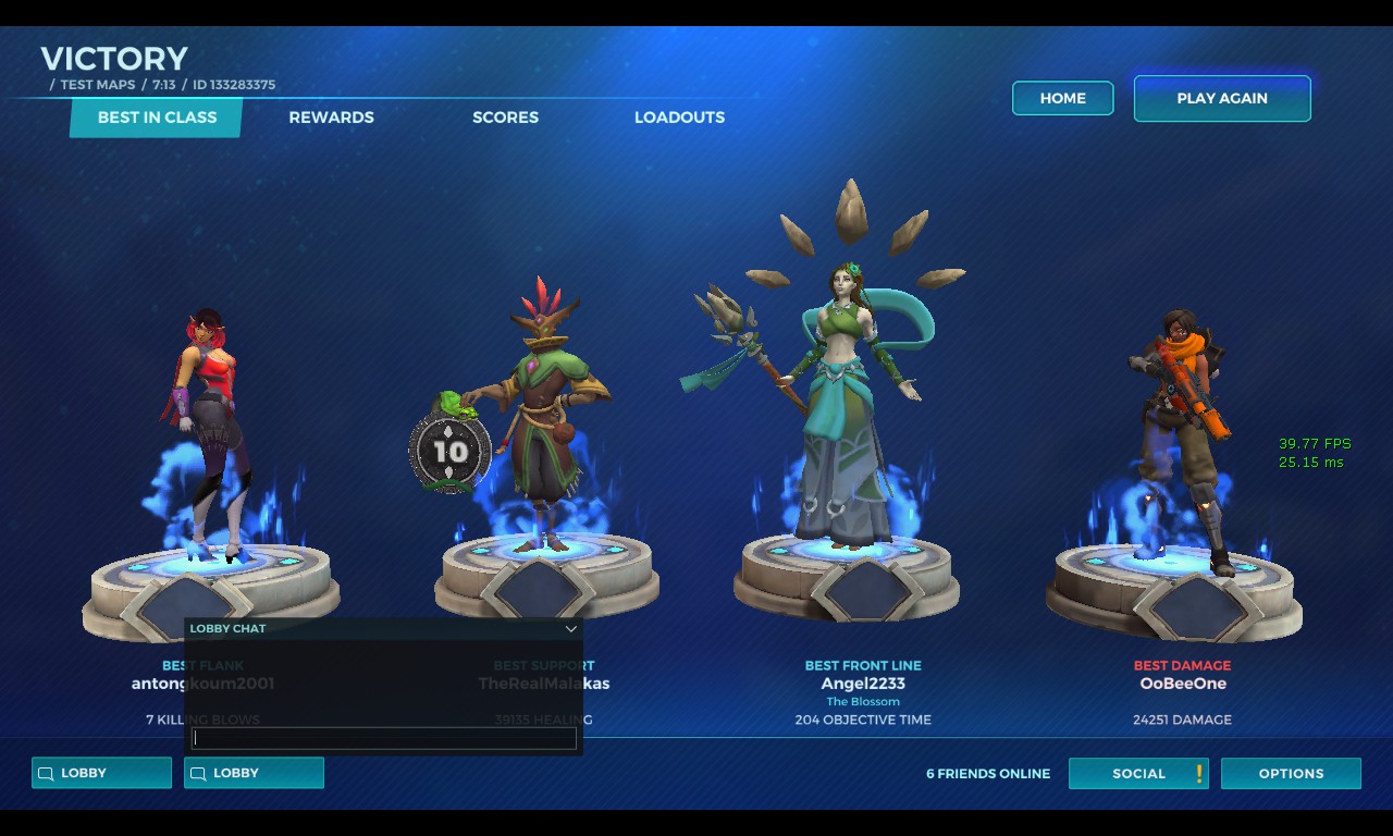 Sometimes there are two lobby chats after a game. r/Paladins