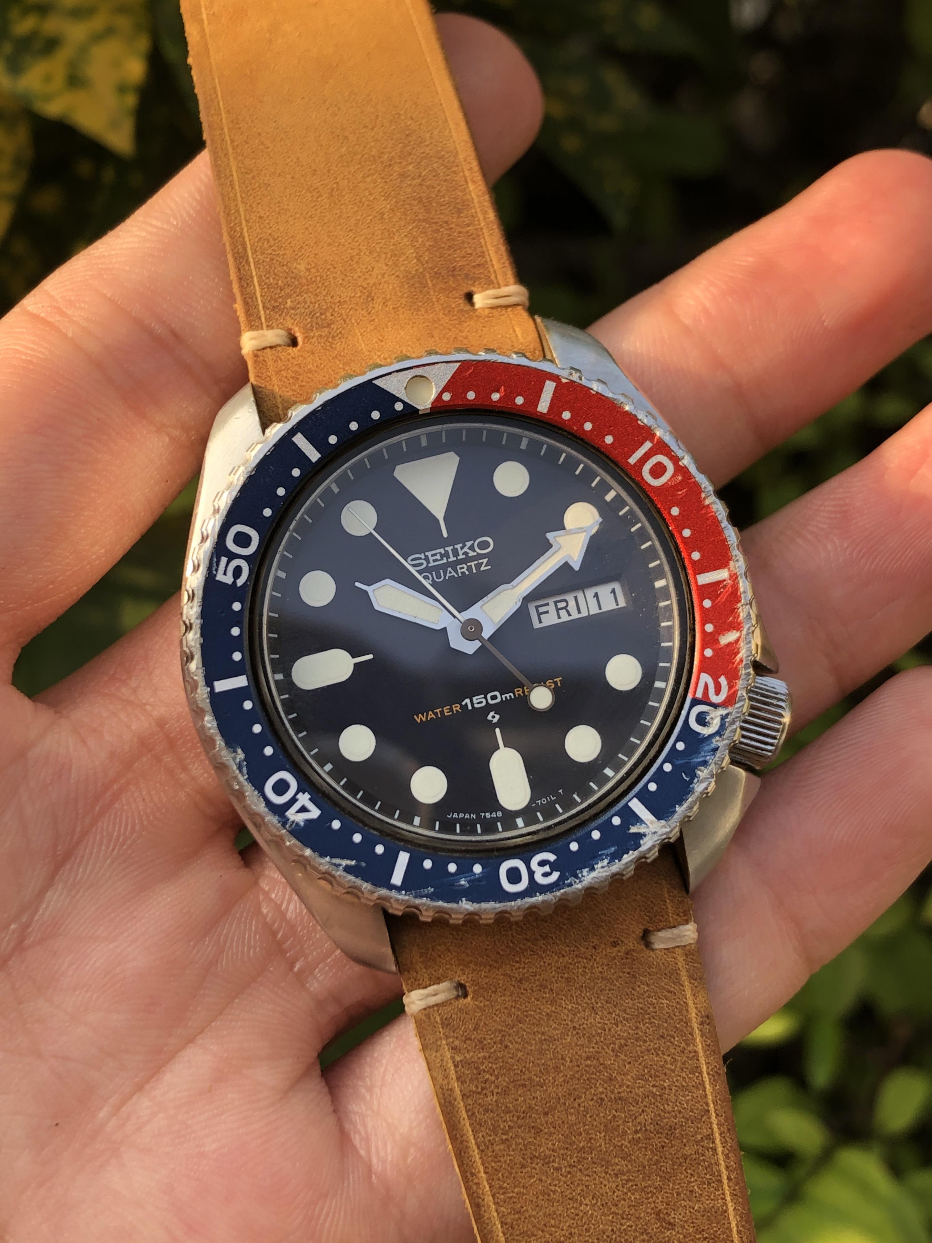 [WTS] Seiko Quartz Diver 7548700B Pepsi Deep Blue Dial r/Watchexchange