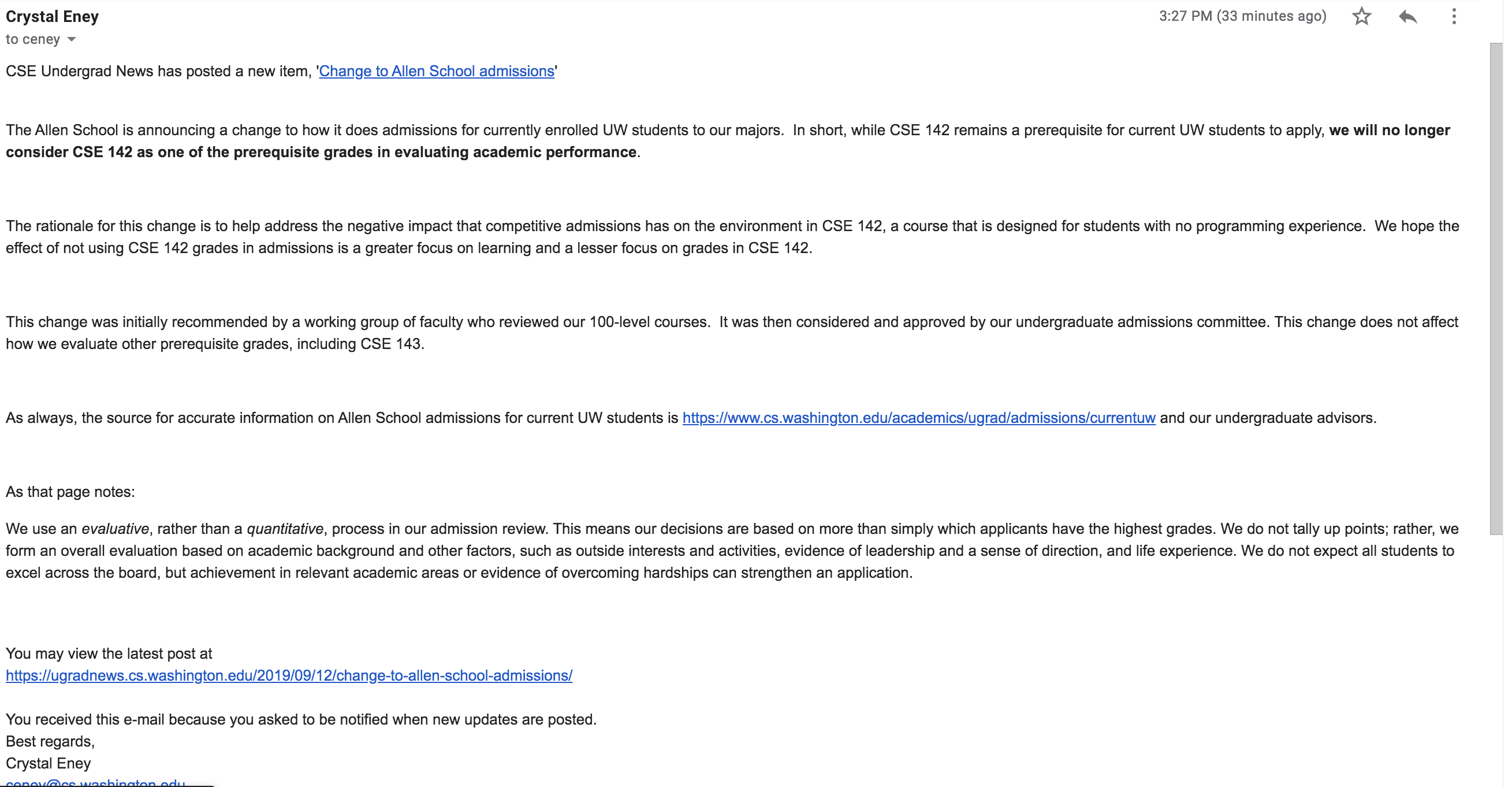 Uw Cse 142 Spring 2023 Cse 142 Grades Does Not Count For Cse Admissions Anymore : R/Udub