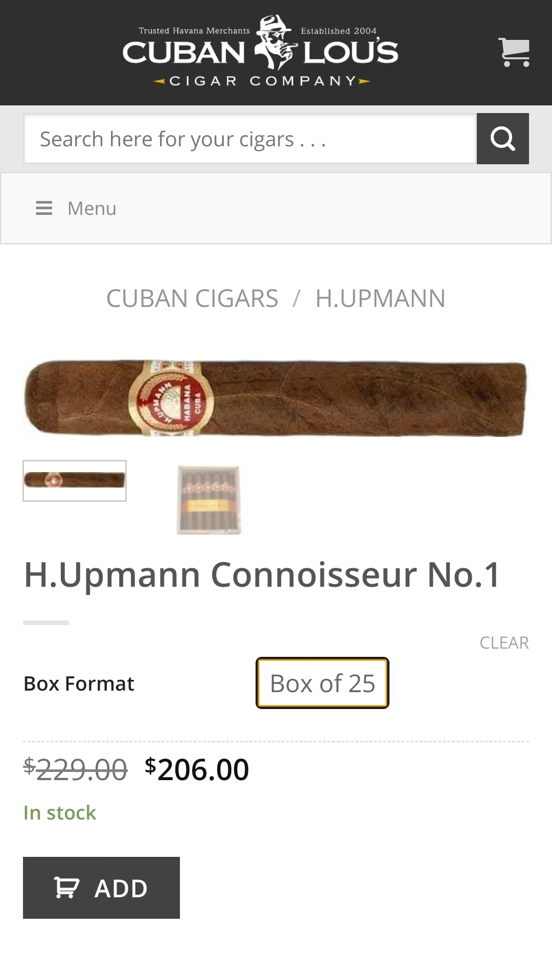 Cuban Lou's Conni 1 206 (25) + inventory back on iHavs Conni 1 Flash