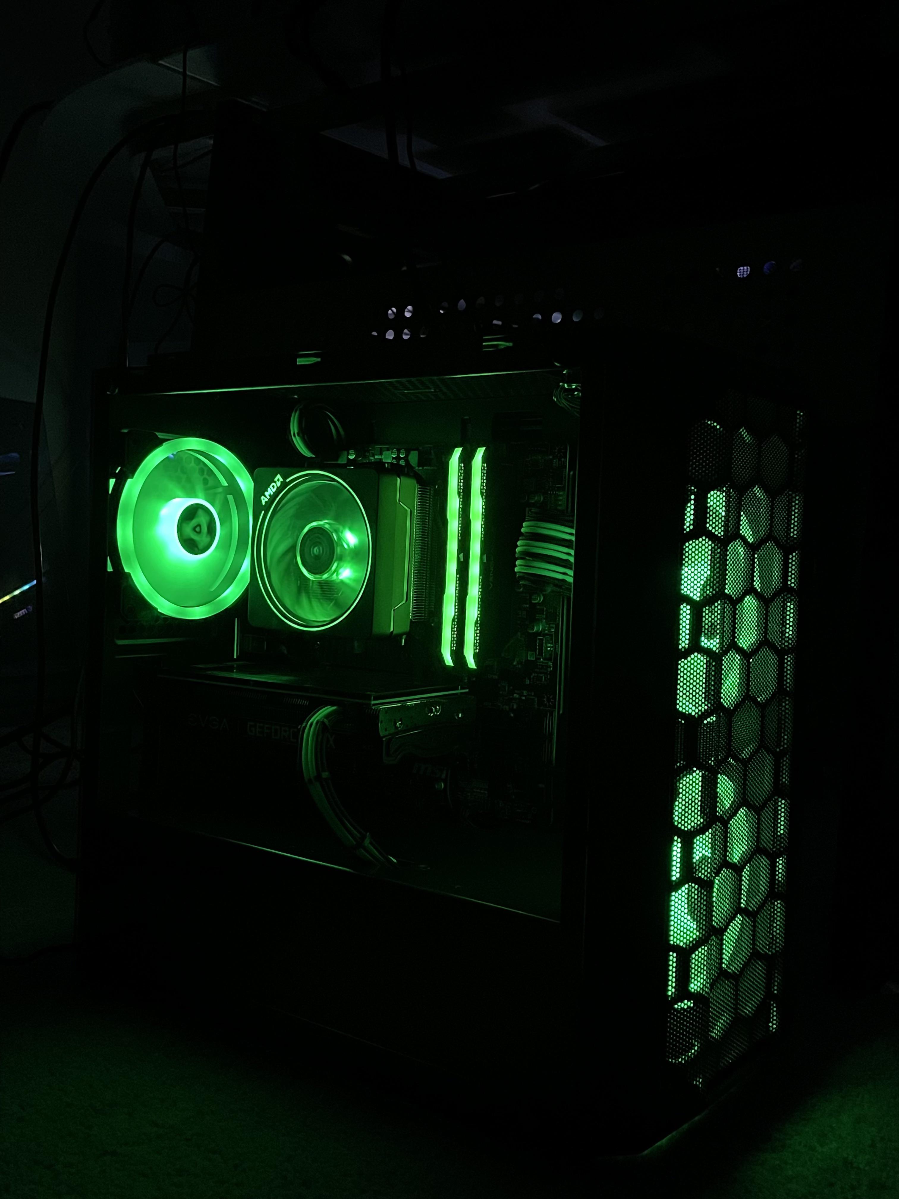 1k budget PC finally complete r/pcmasterrace