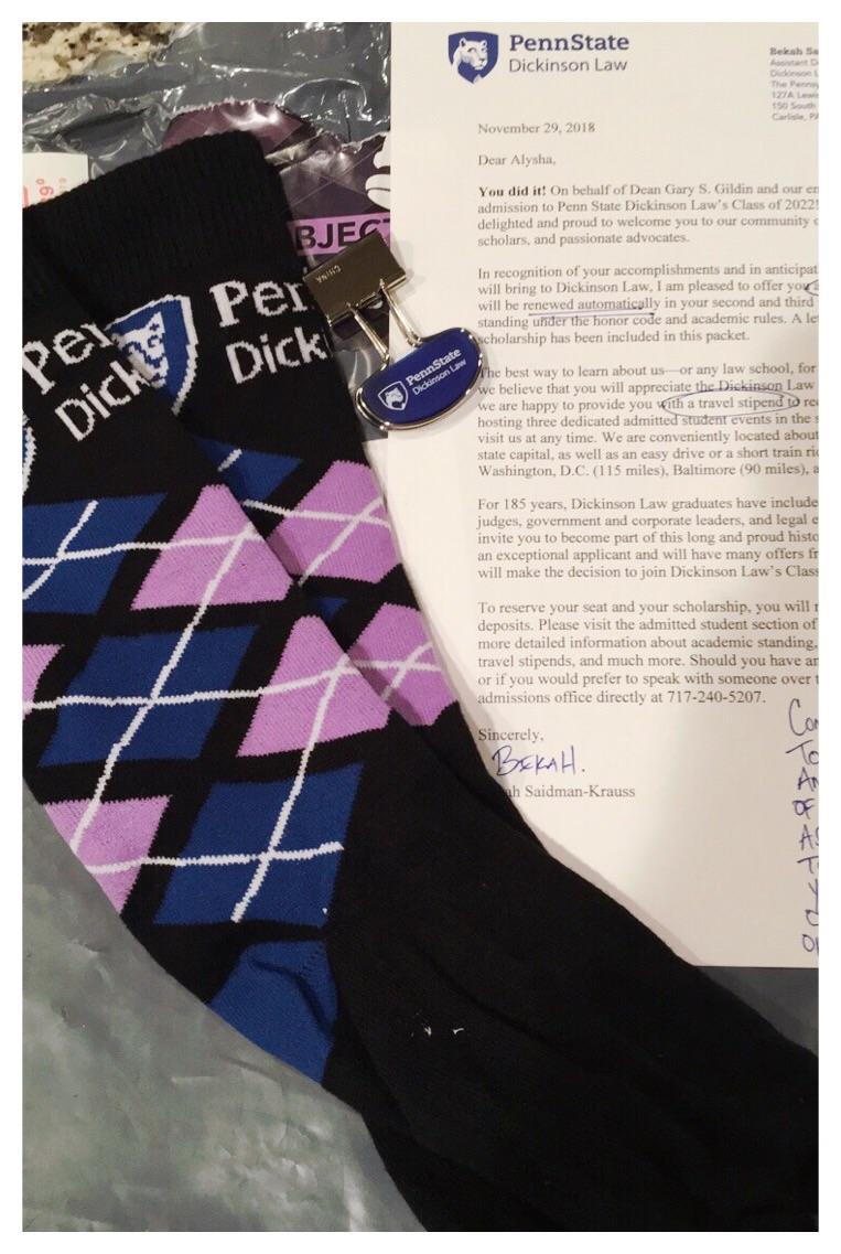 Best socks I’ve ever received in the mail! r/lawschooladmissions