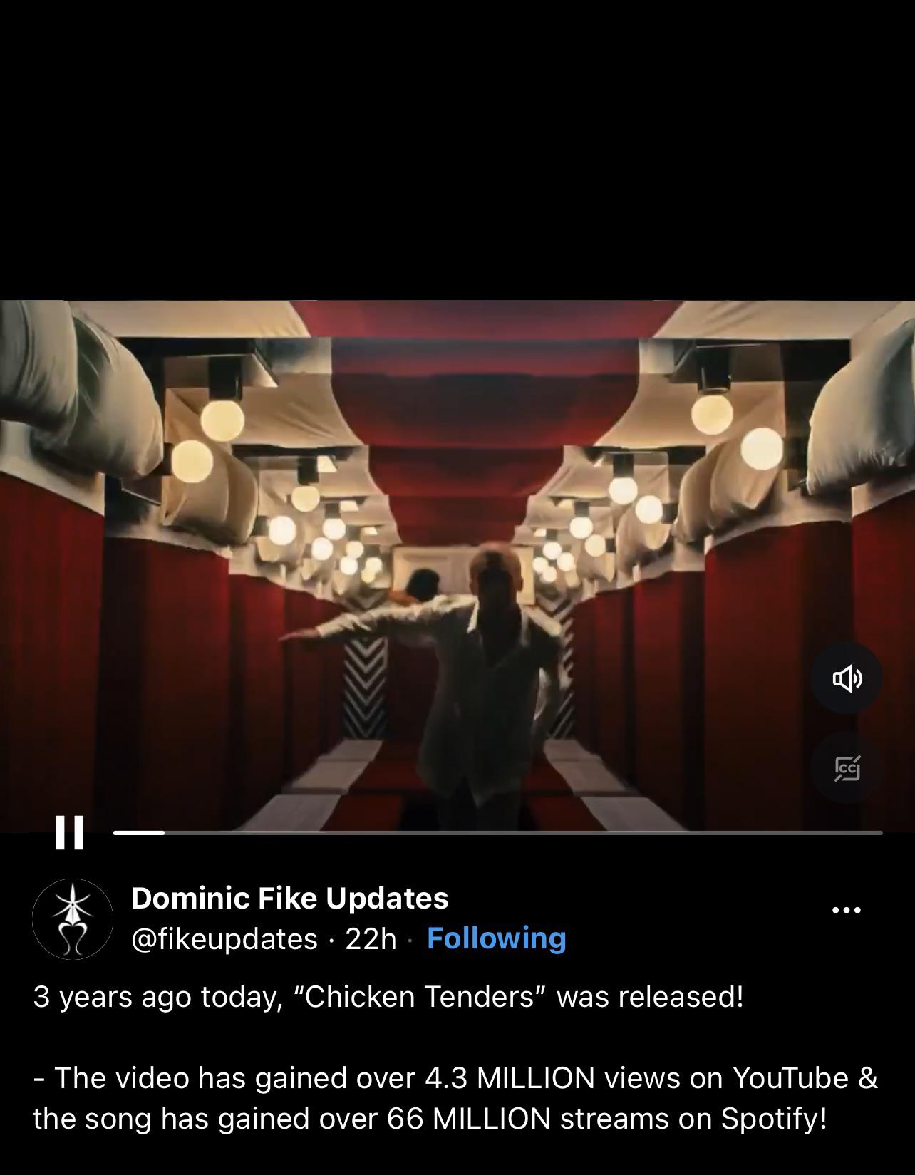 3 years of chicken tenders. Always loved it! r/DominicFike