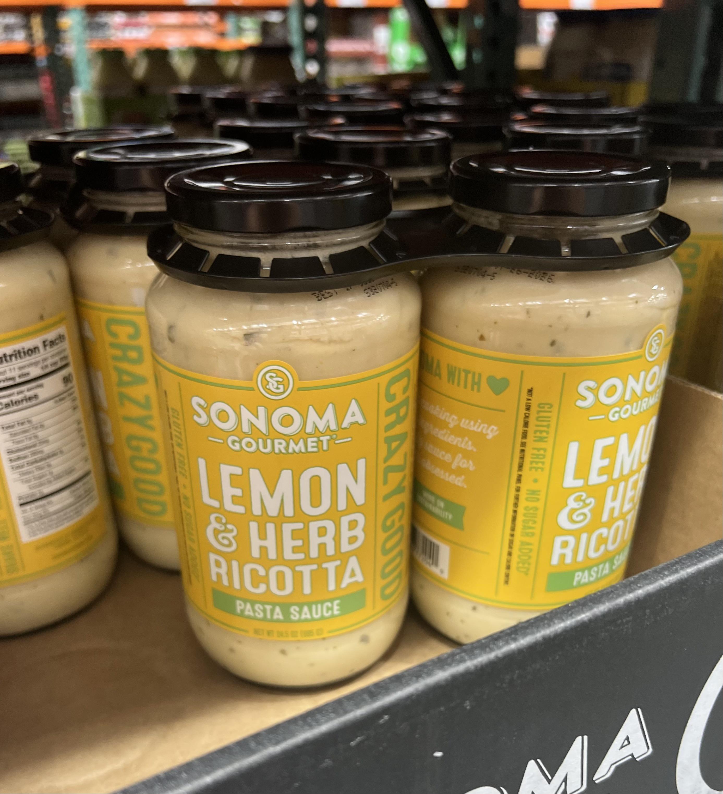 Lemon Herb Ricotta Pasta Sauce r/Costco