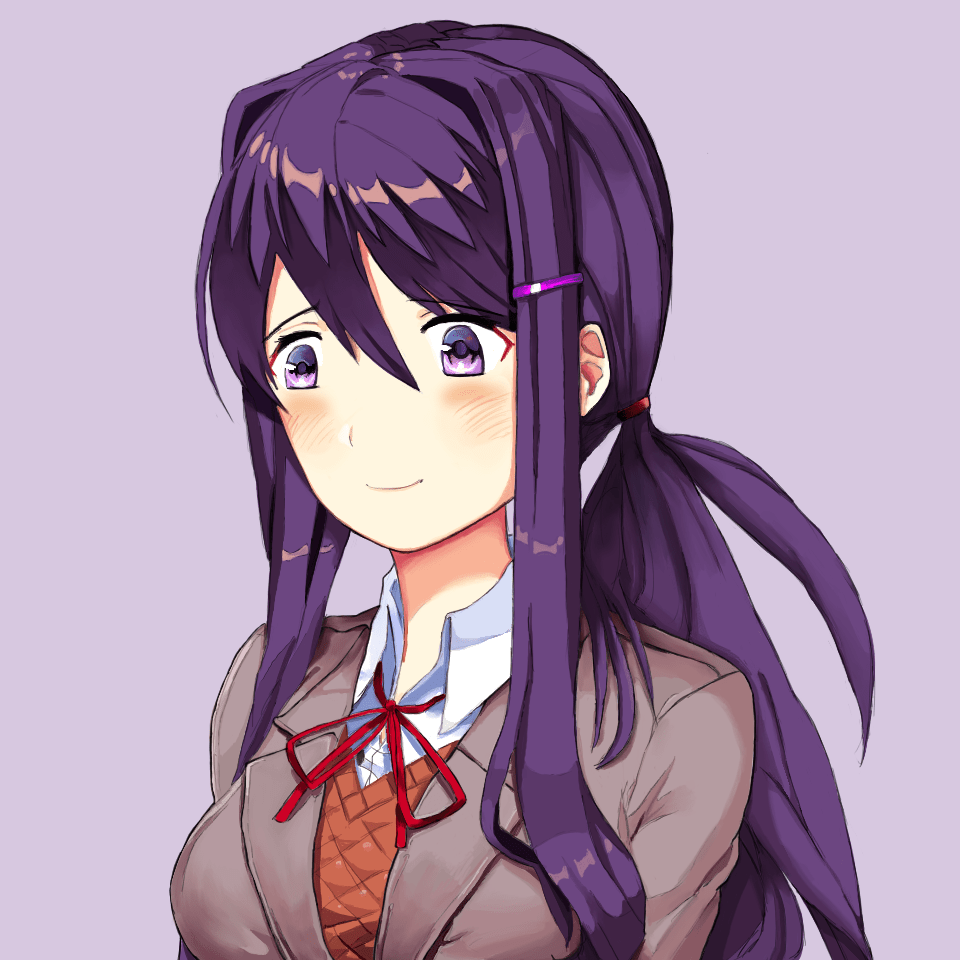 Tied hair Yuri DDLC