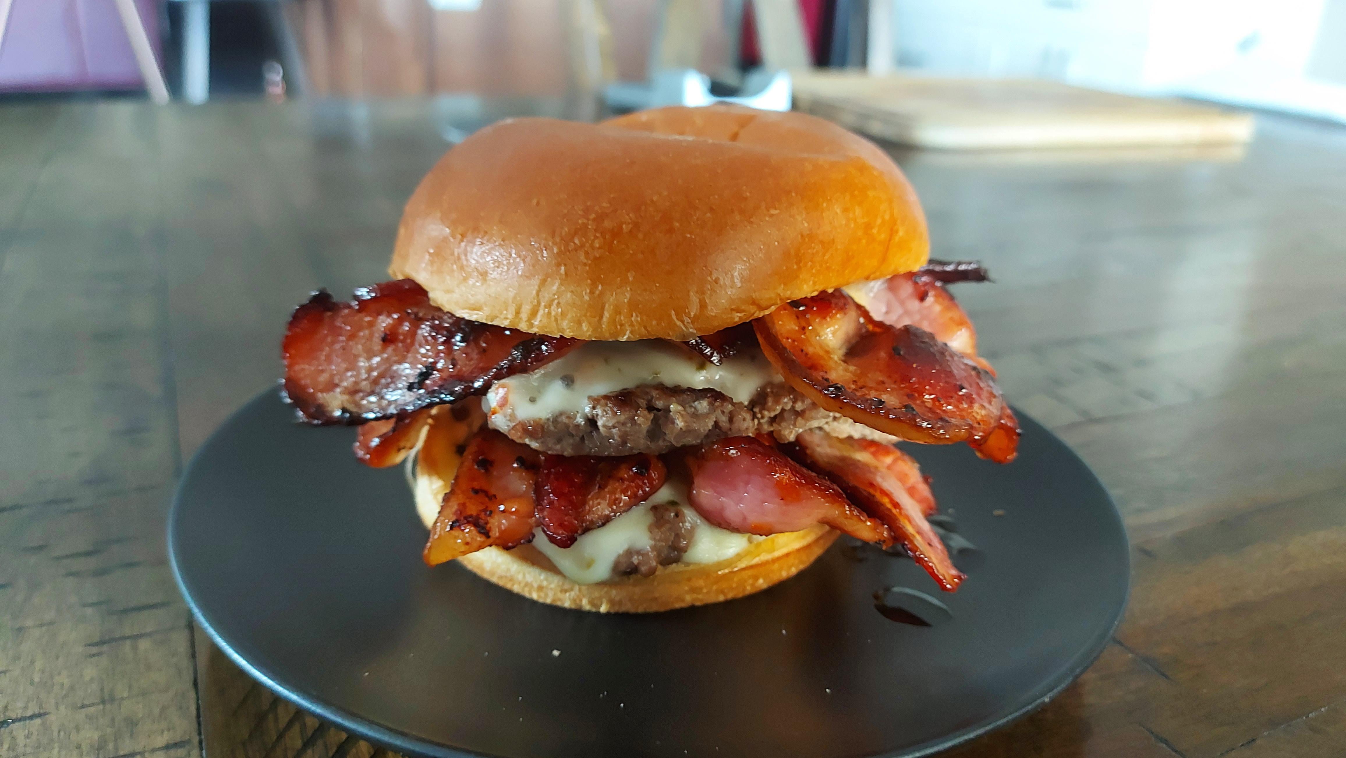My own Blazin' Baconator! r/burgers