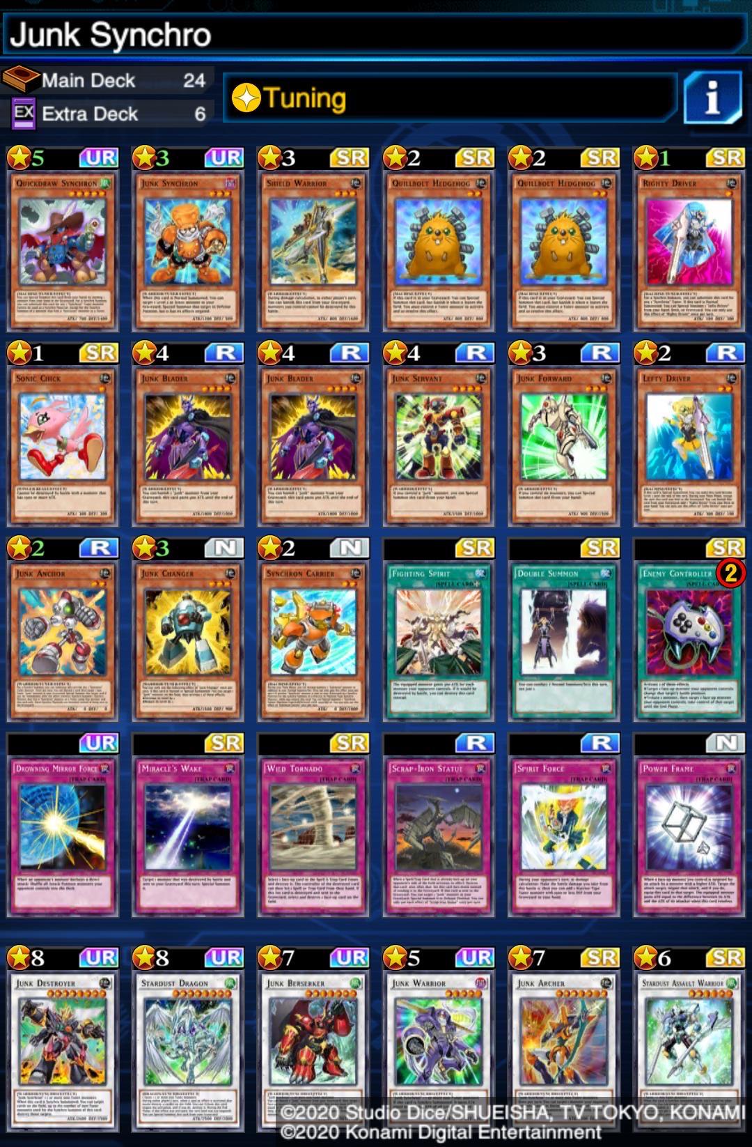 Yusei Deck r/DuelLinks