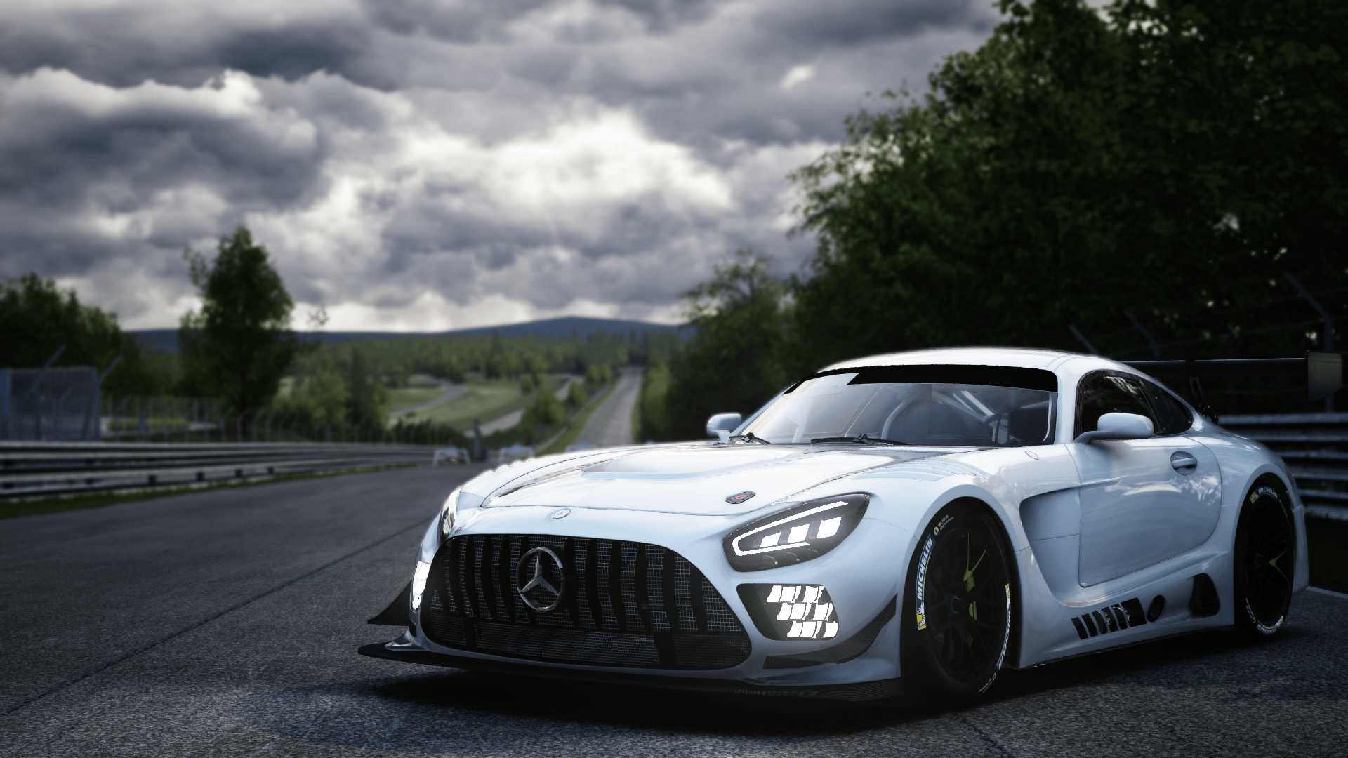 2020 Mercedes AMG GT3 at Nordschleife assettocorsa