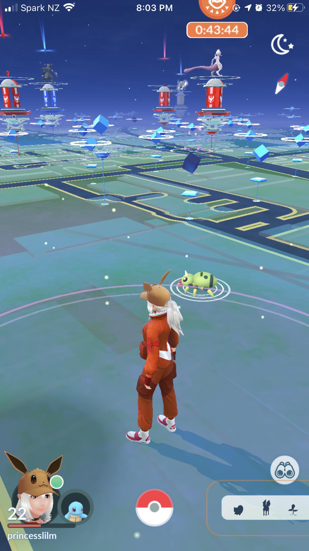 why are the circles around some Pokémon different to others? white