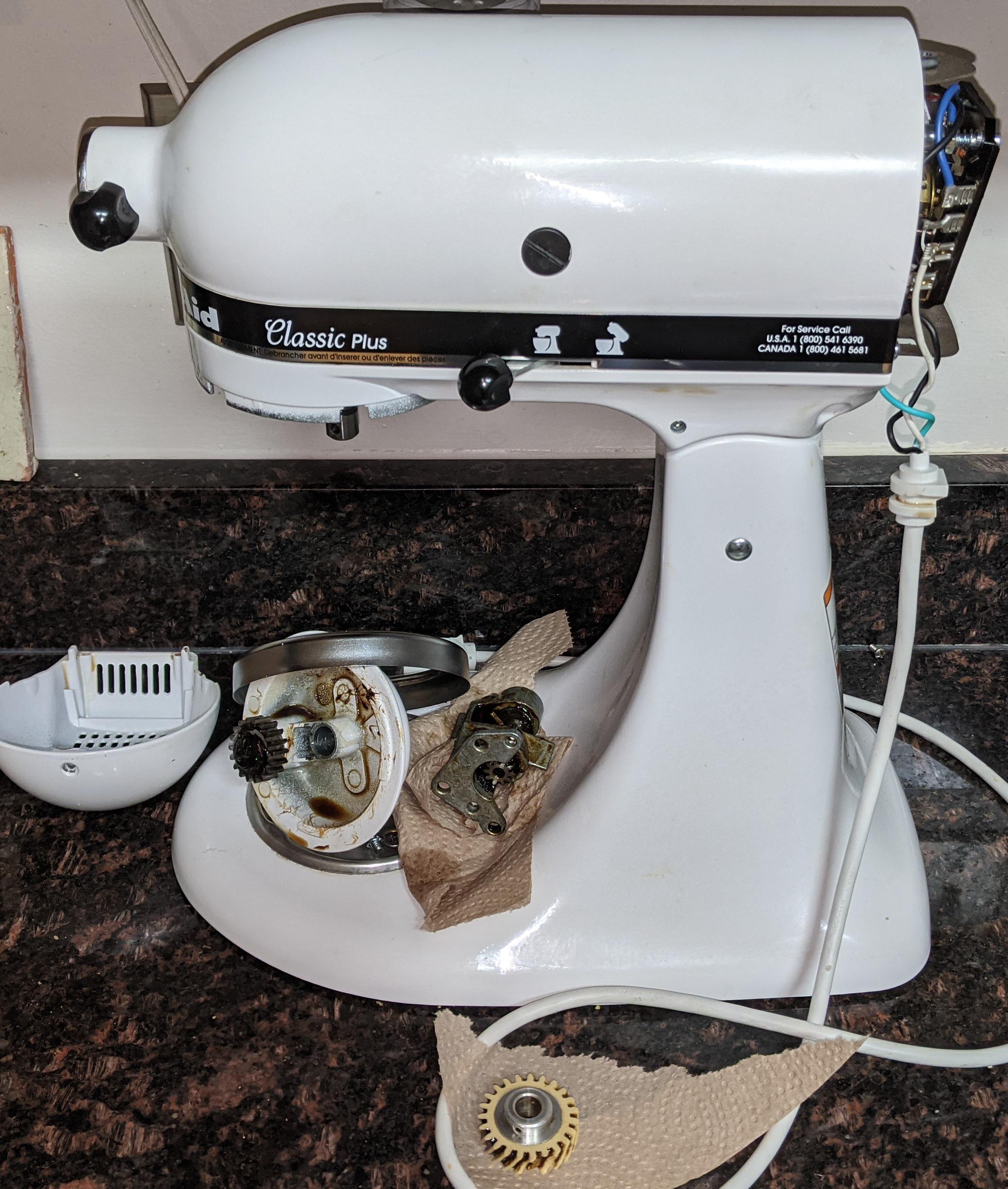 Picked this up for free because it wasn't working. 9 fix! r/Kitchenaid