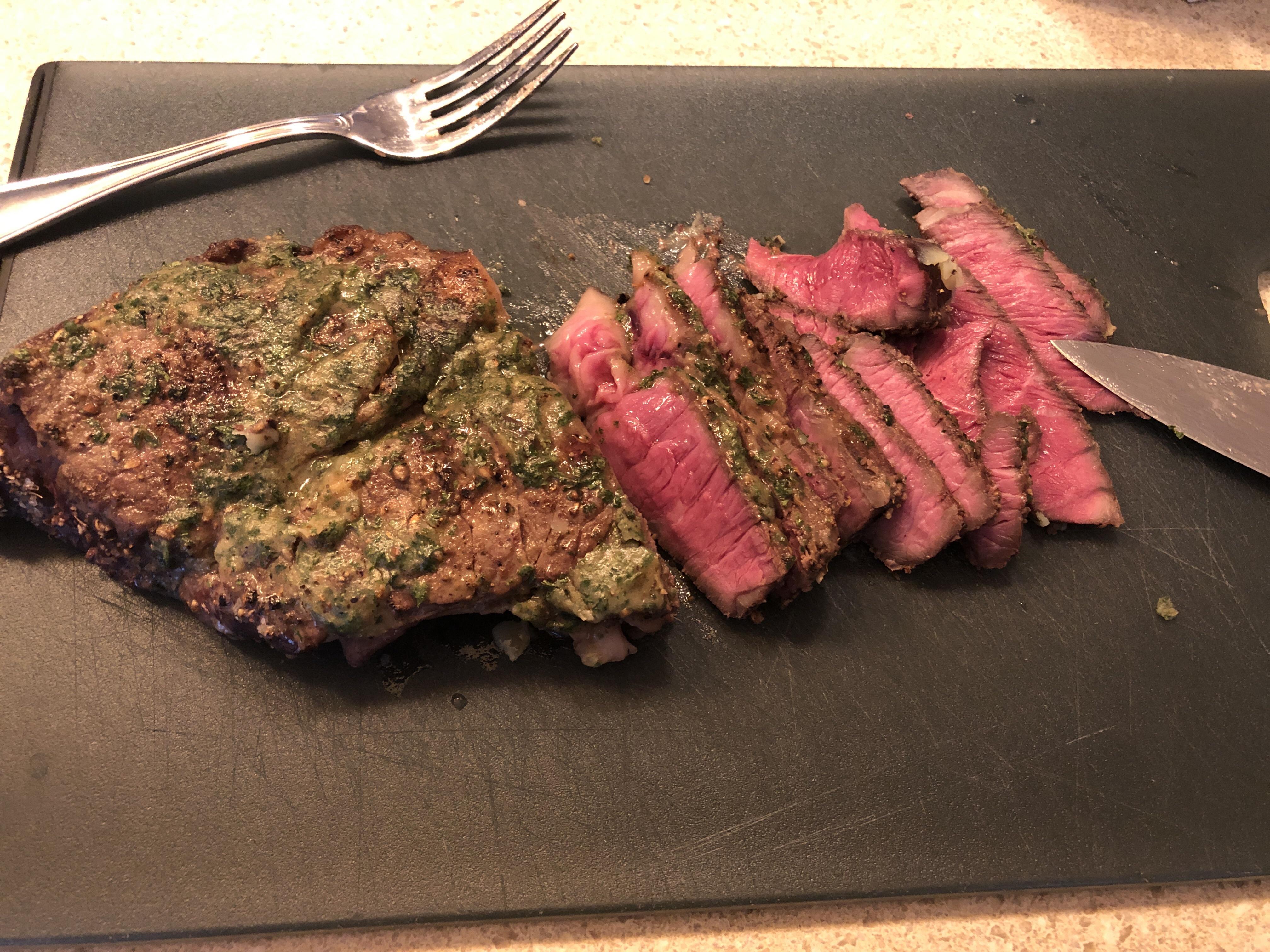 My Usual Chuck Roast Dinner, This Time Topped With Garlic Herbed Butter r/carnivore
