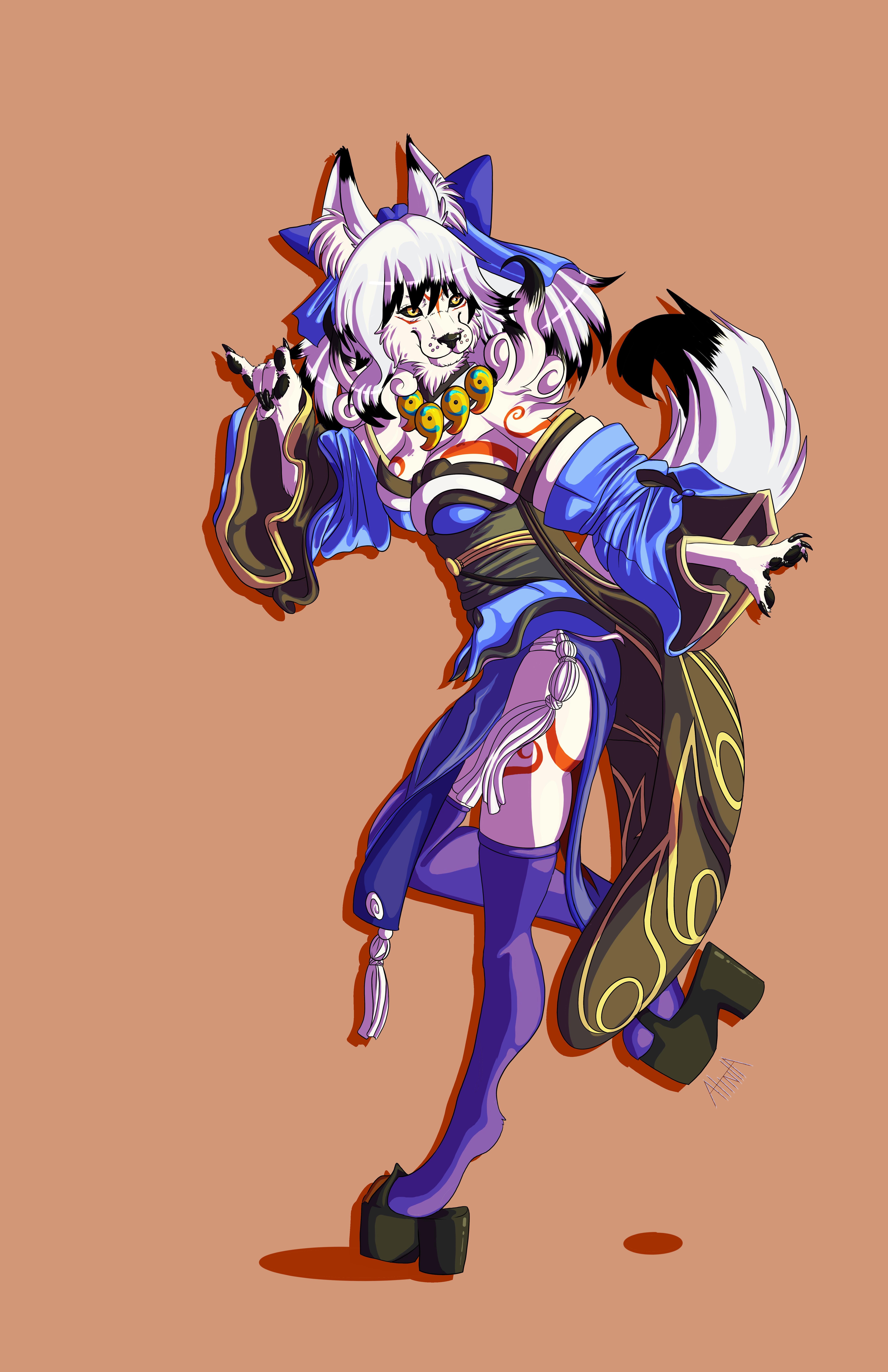 Okami/Fate Cosplay Commission for Sparmnf, by me ☺️ 💙 Prices in the