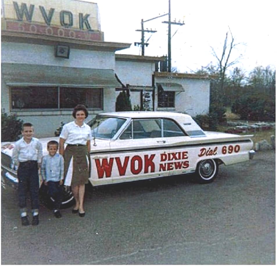 WVOK Radio Station, 1960's. r/Alabama