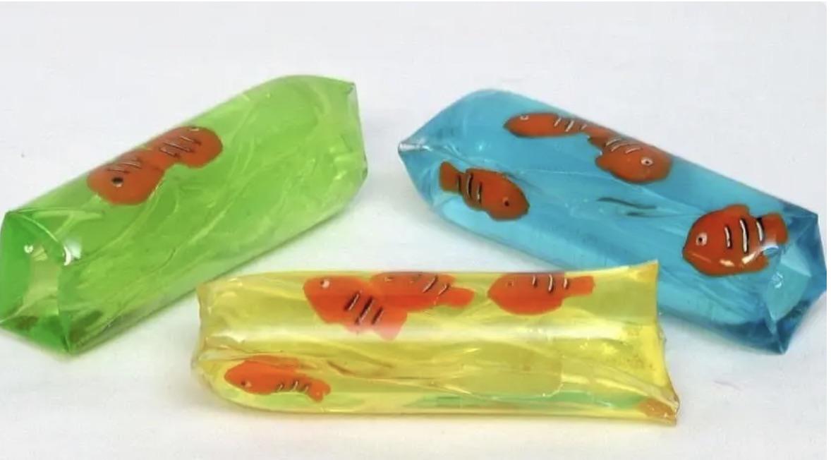 Those gel tube things with a toy or glitter inside r/nostalgia