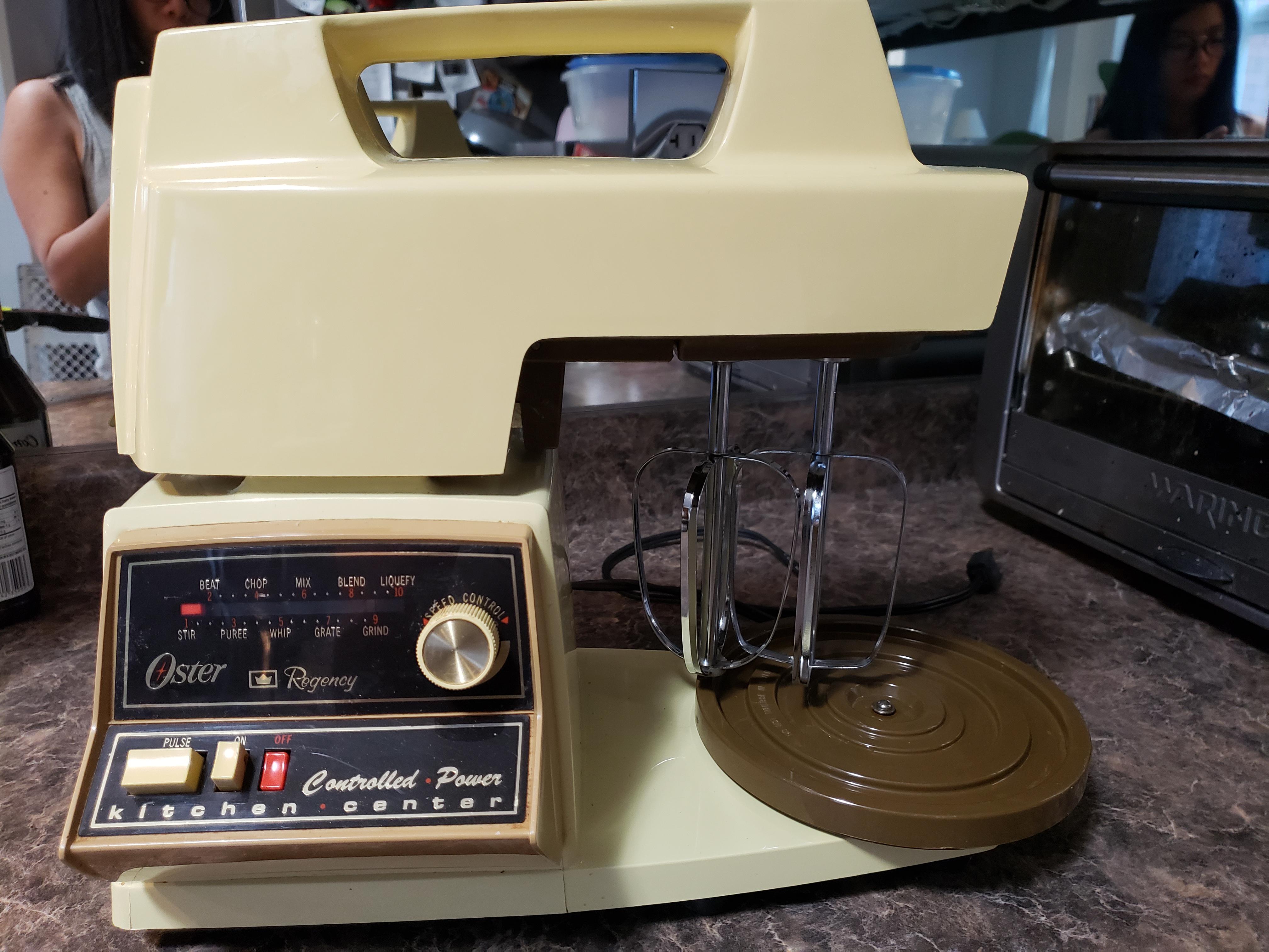 Not lucky enough to find a Kitchenaid but found a 41 year old Oster