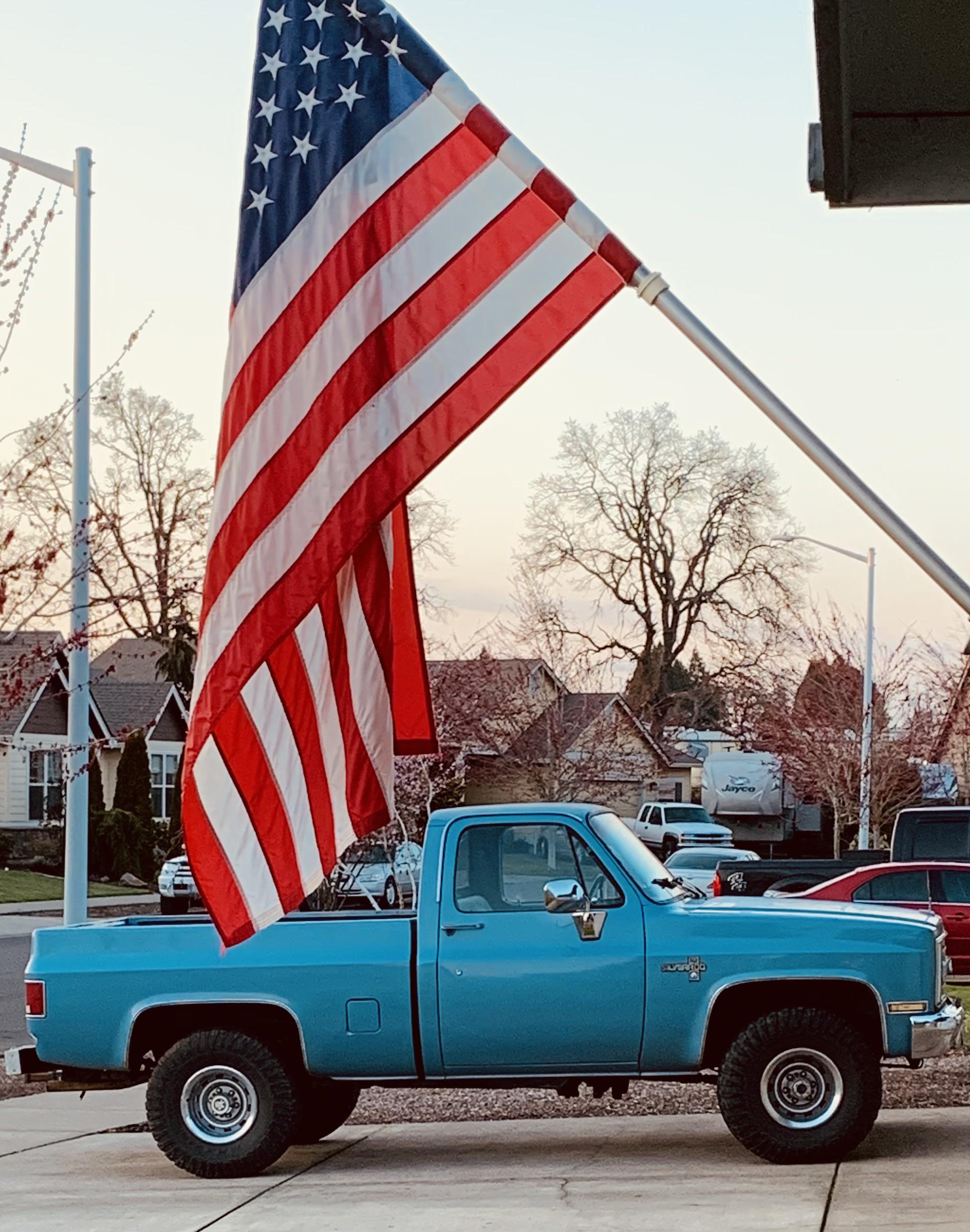 ‘86 Chevy k10. 6k miles on the crate motor. What should we name her