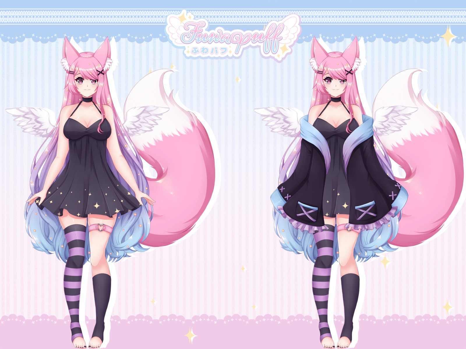 My new Vtuber Model reveal☆ r/AnimeSketch