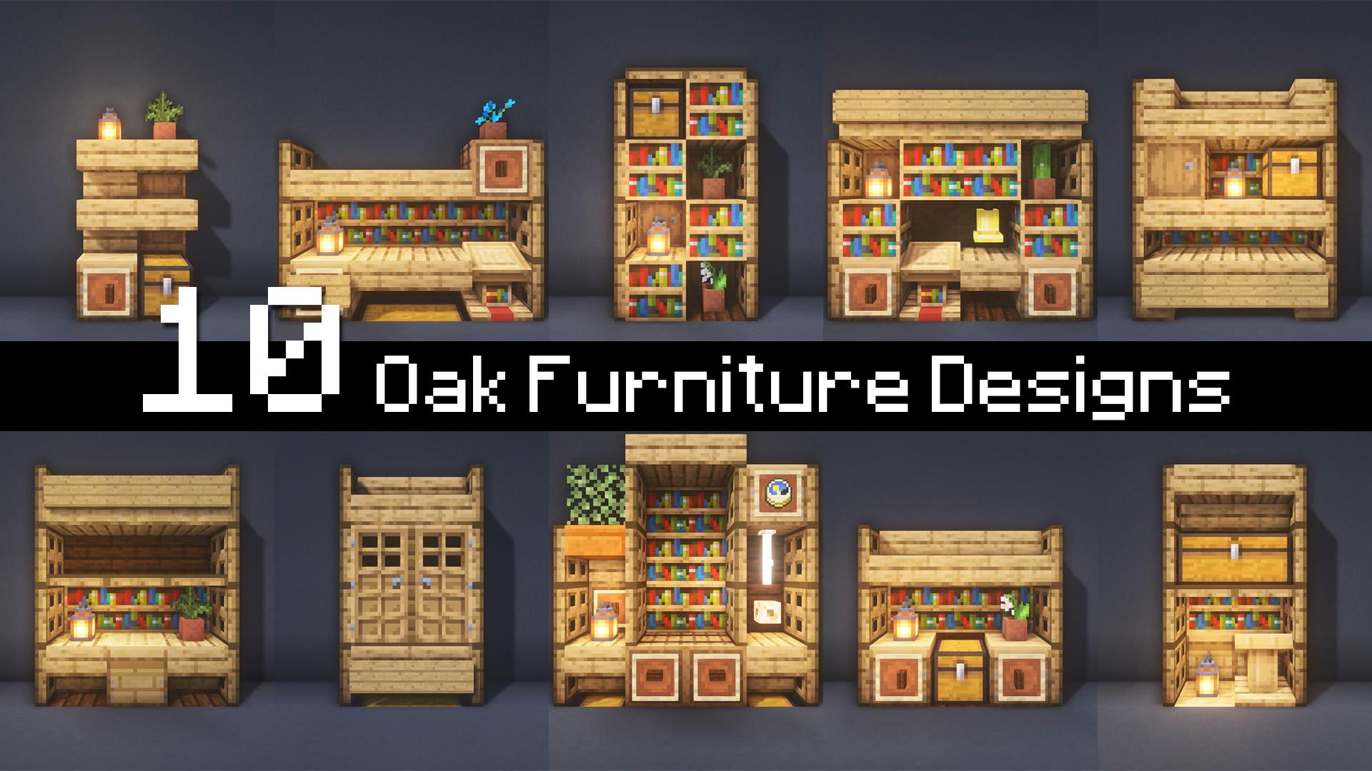 Awesome Minecraft Furniture Ideas