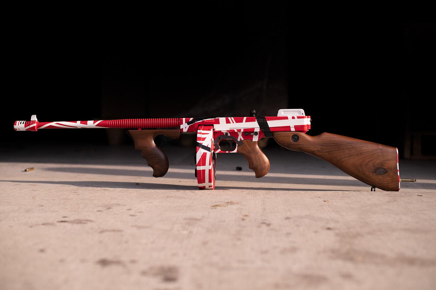 Van Halen Theme cerakote tommy Gun (auto ordinance Corperation 1927A1