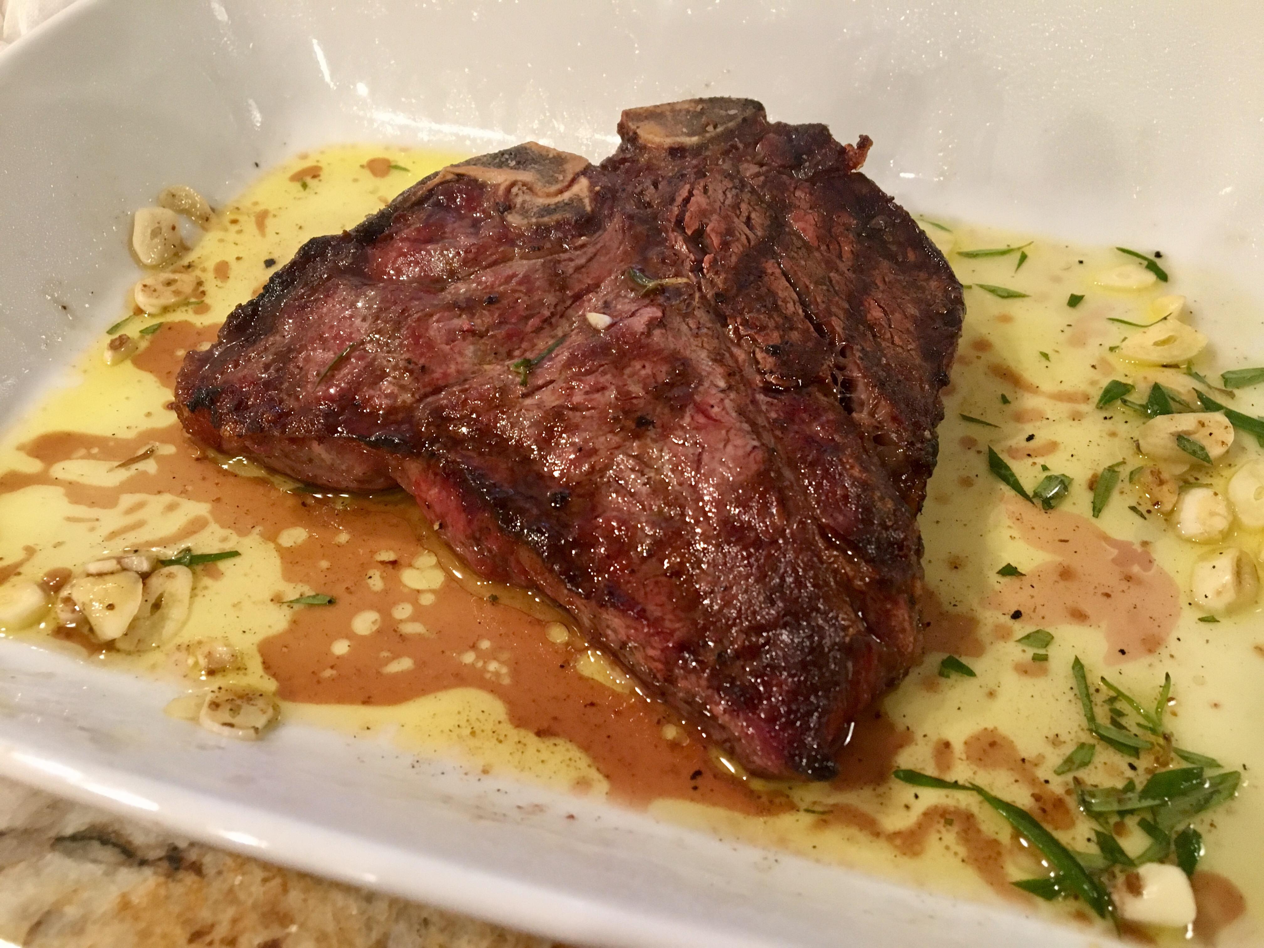 Porterhouse steak, Tuscan style r/biggreenegg