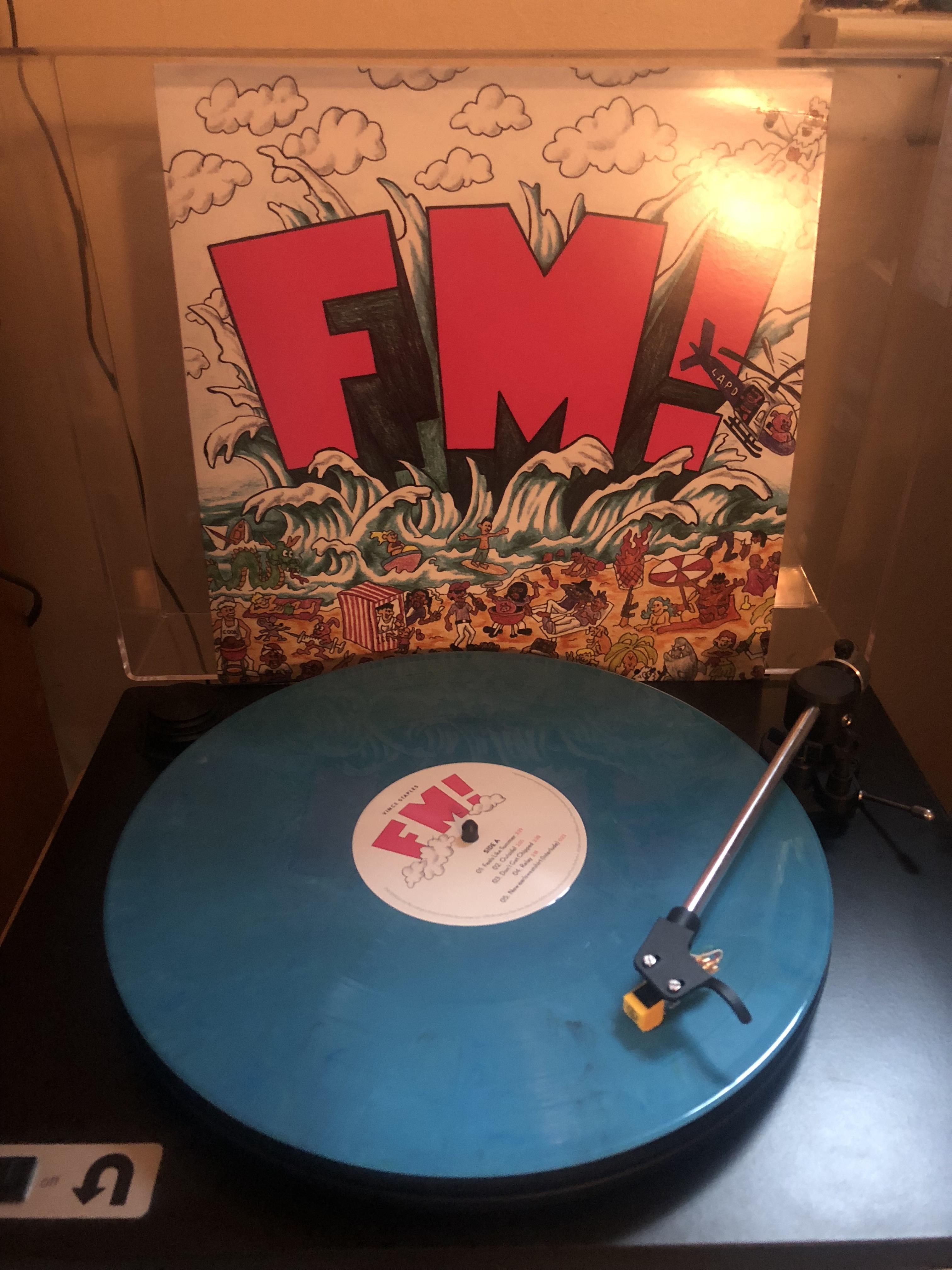 Just came in. Vince StaplesFM! on Crippy Blue vinyl. r/hiphopvinyl