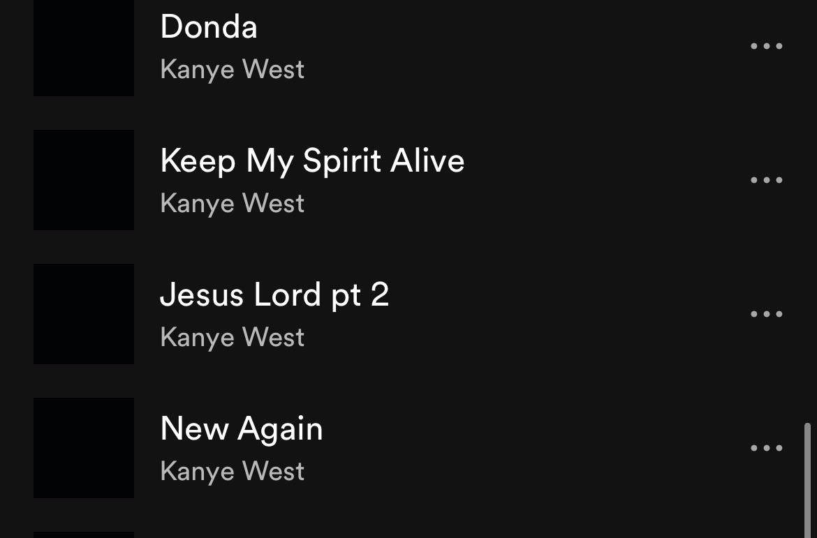 Did anyone else delete Jesus Lord and replace it with pt. 2 in the tracklist? r/WestSubEver