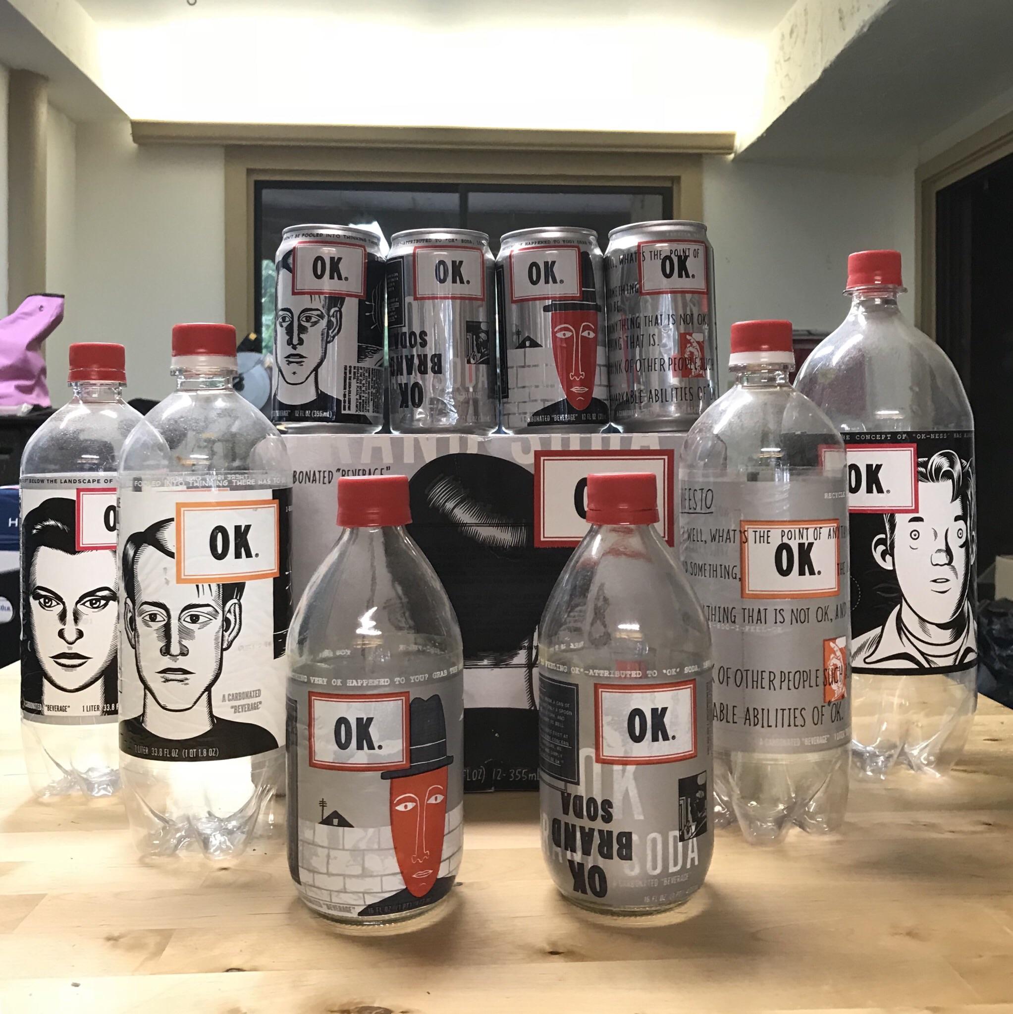 My OK Soda collection (all empty, but drank by me in 19934) r/nostalgia