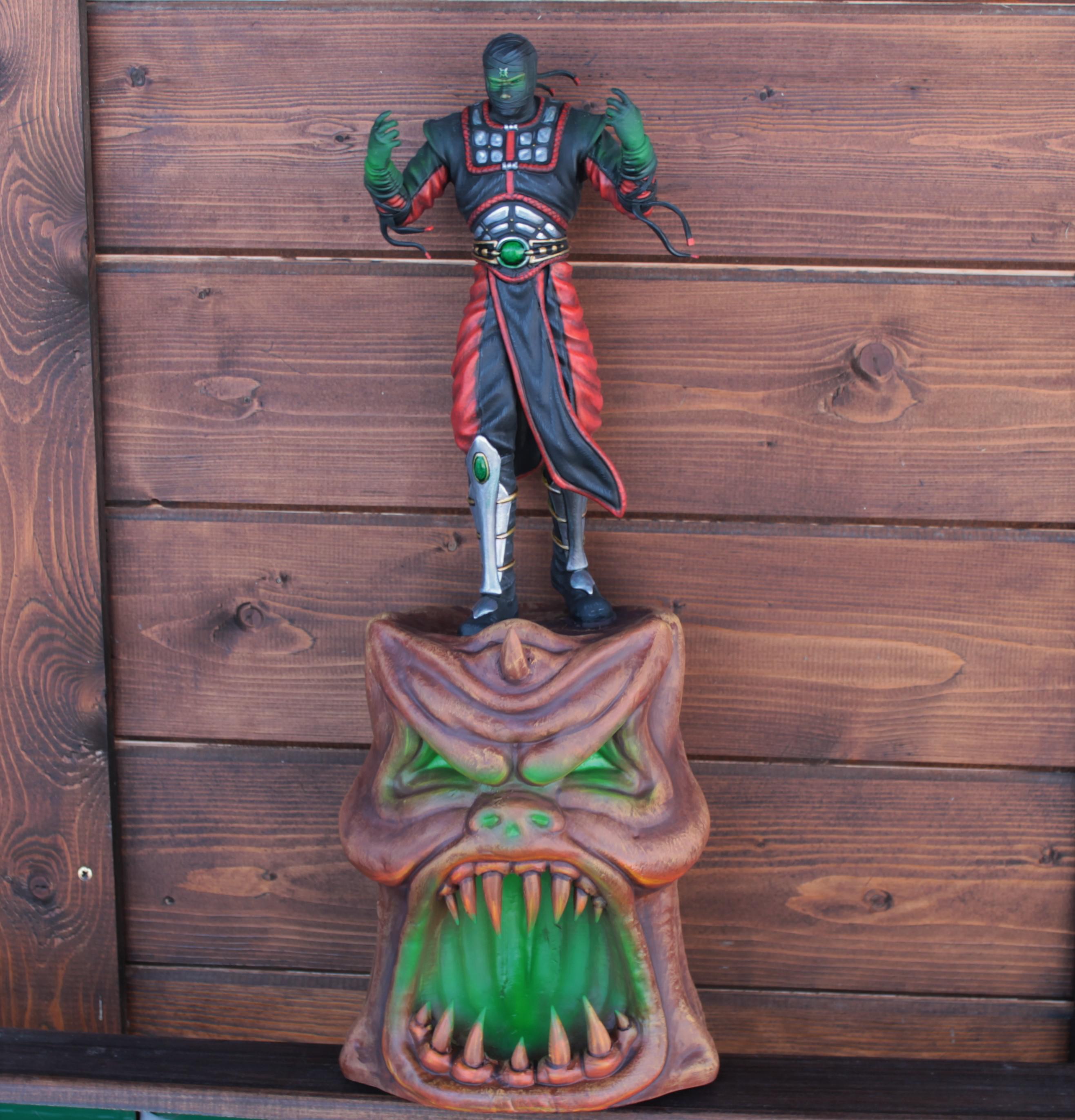 Ermac Fanart Custom 1/6 statue 3d printed and handpainted 3d model by
