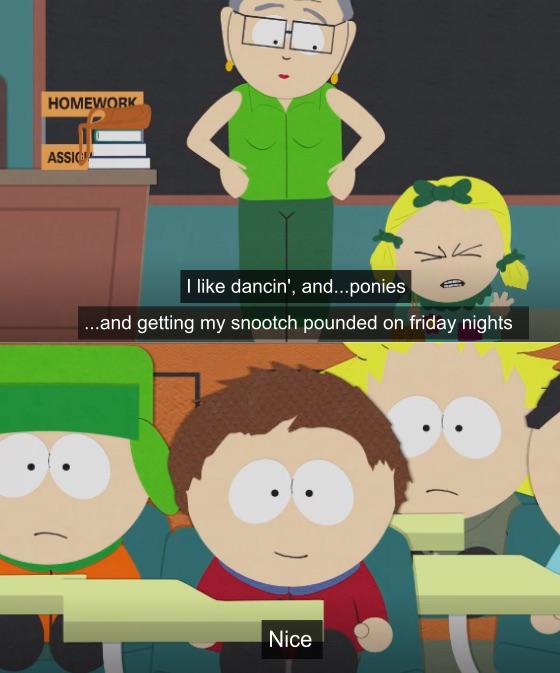Is there a gif of Cartman being thrown under the bus on the episode