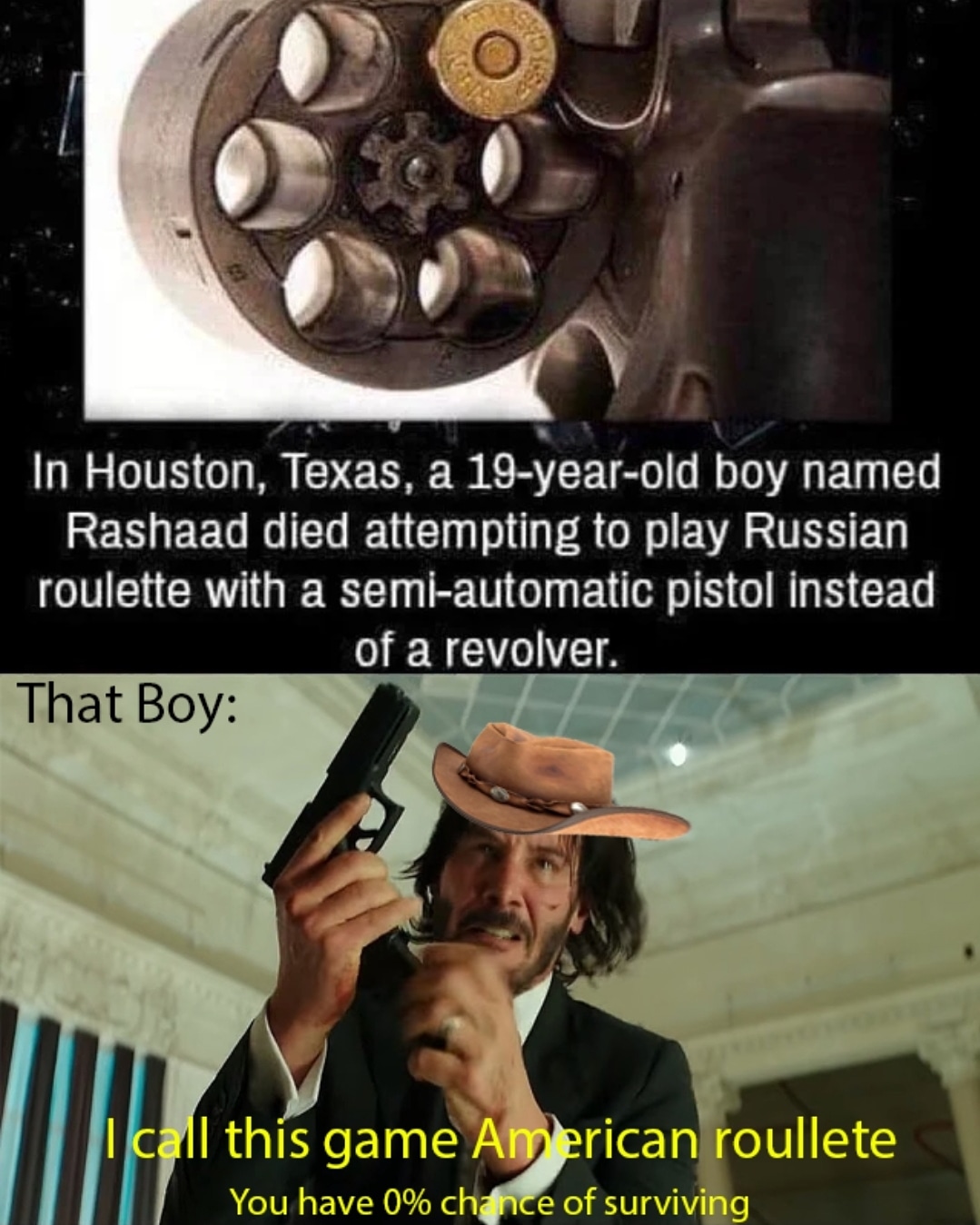 Rashaad had balls of steel r/meme