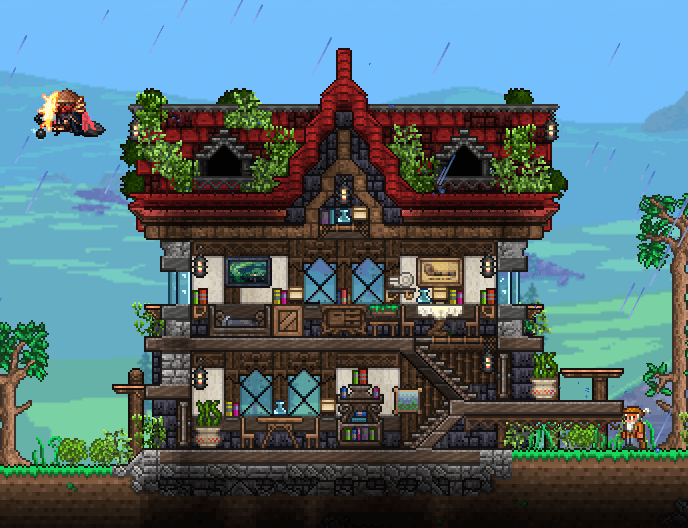 I made a house r/Terraria