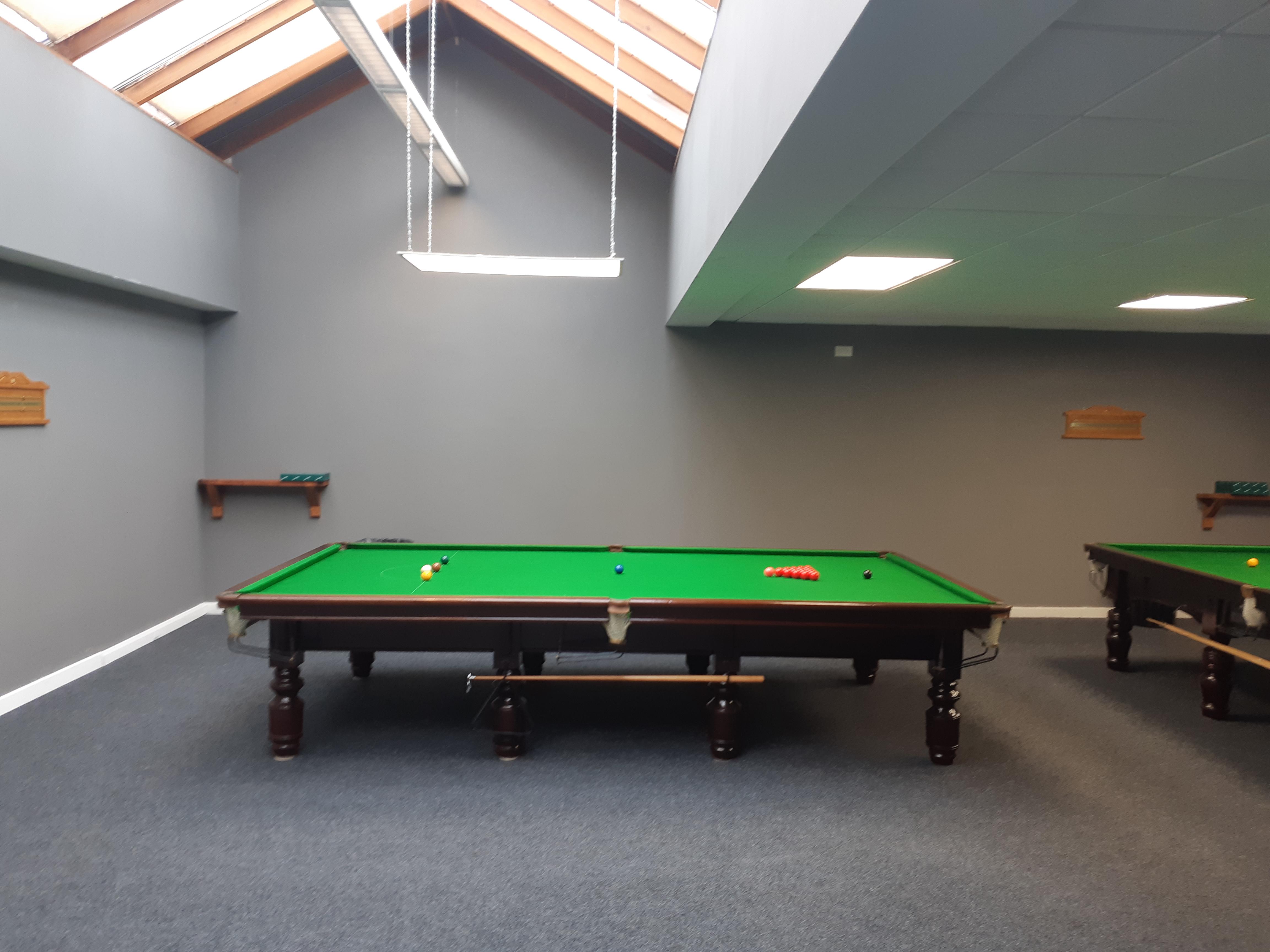 Opened the snooker room in my snooker and pool hall today what you guys