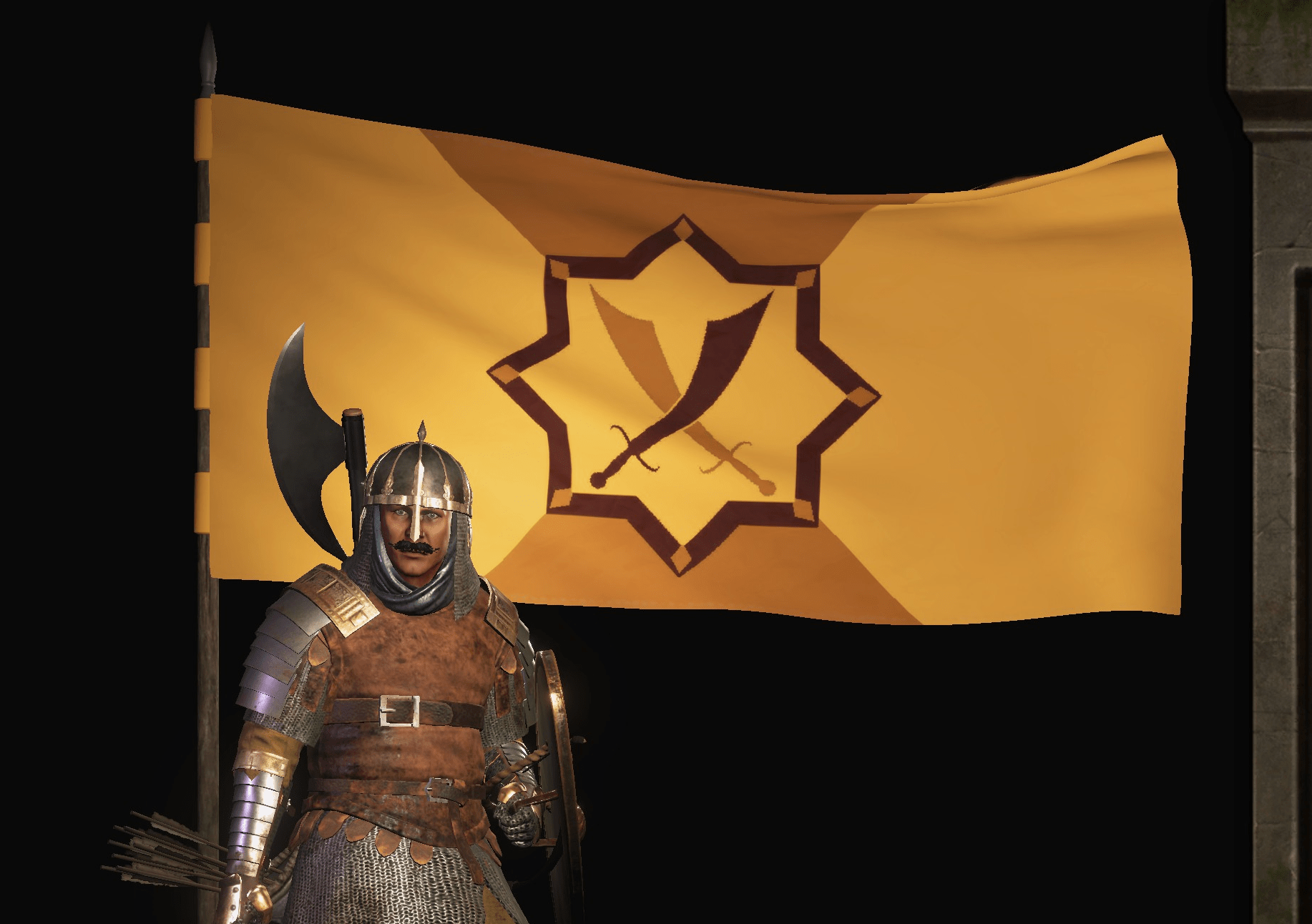 Banner of my Desert Kingdom after conquering the Aserai r