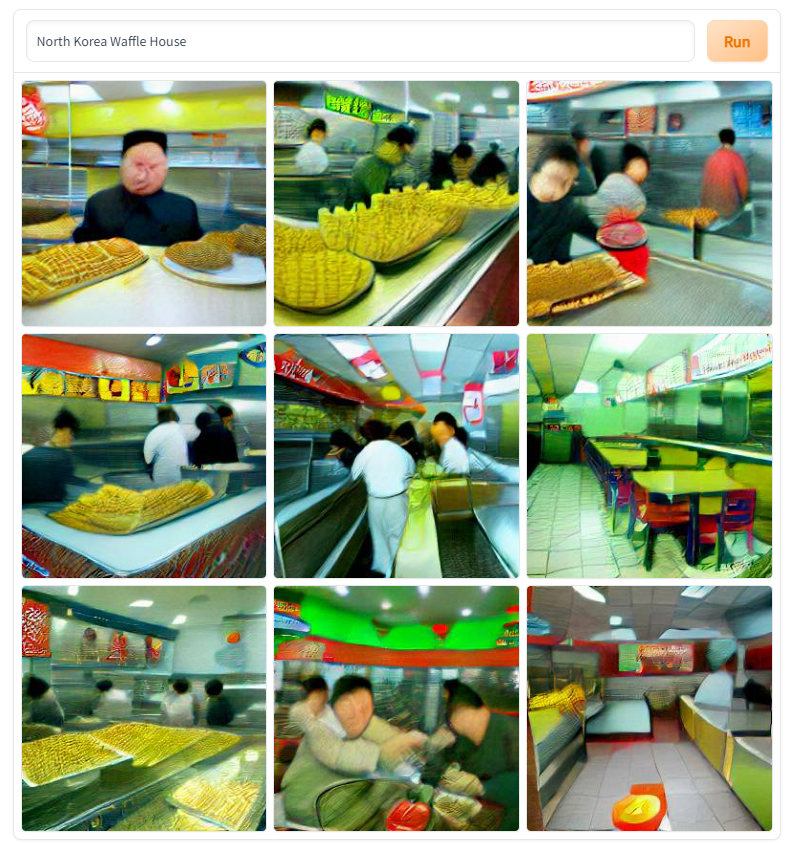 North Korea Waffle House r/weirddalle