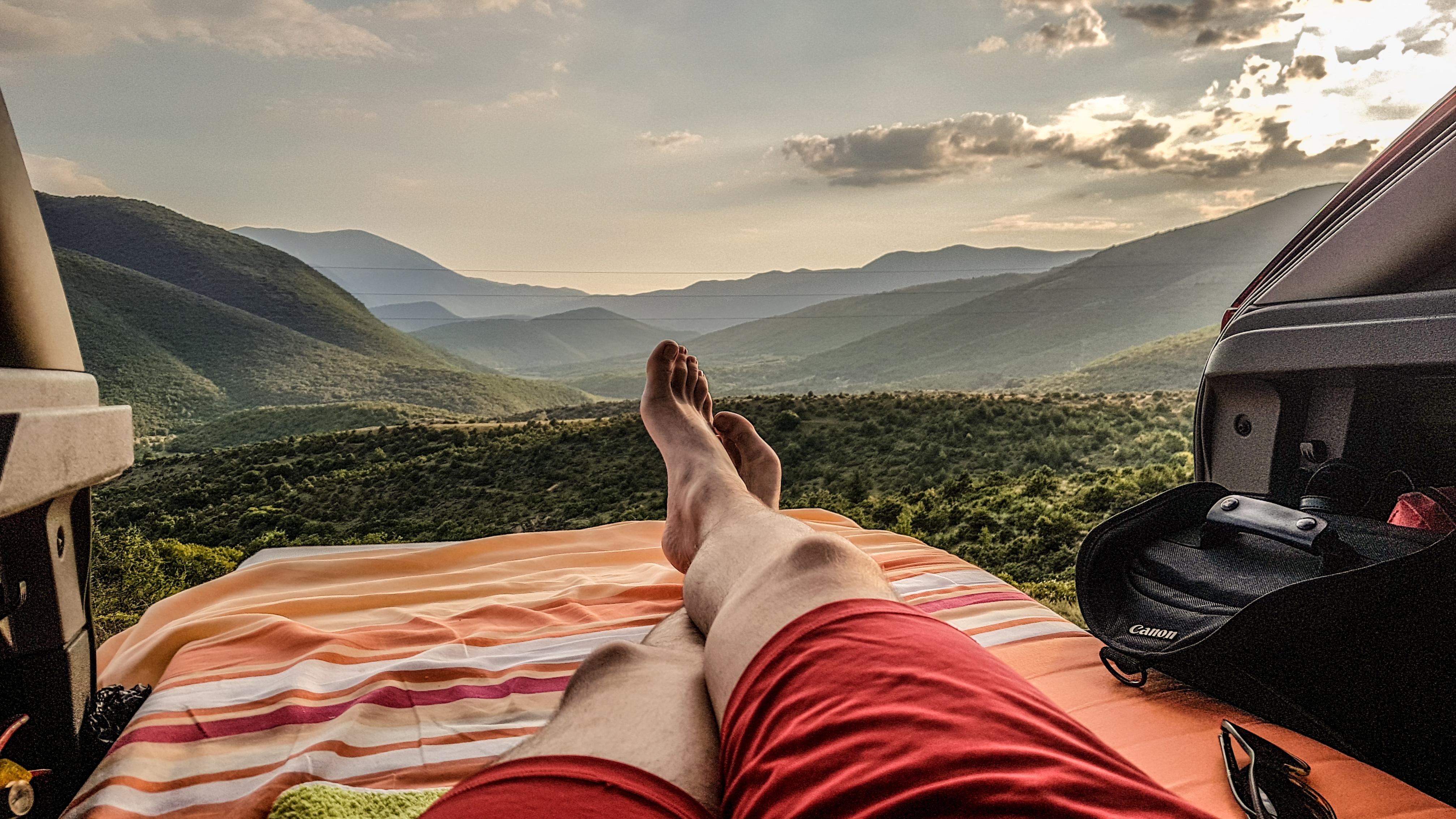 Threw a mattress in the back of my hatch and spontaneously went car