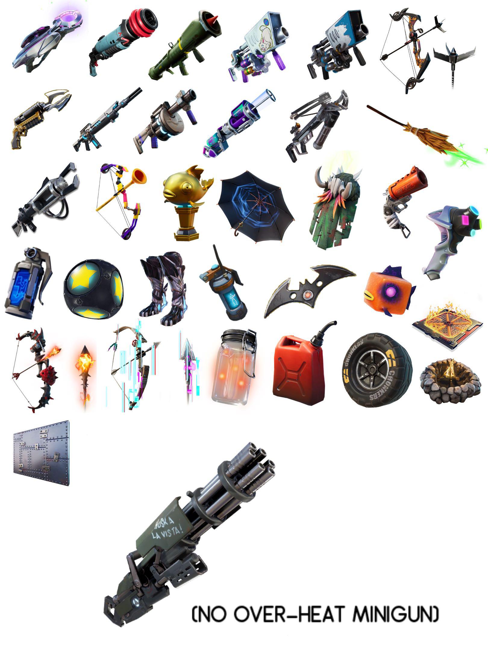 Items and Weapons I think would be a great addition to Creative r