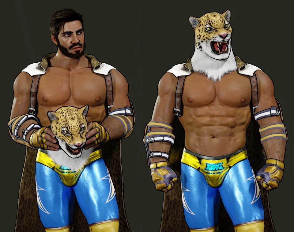 Unused Concept of a Maskless King (Bandai Namco, Unknown if for Tekken
