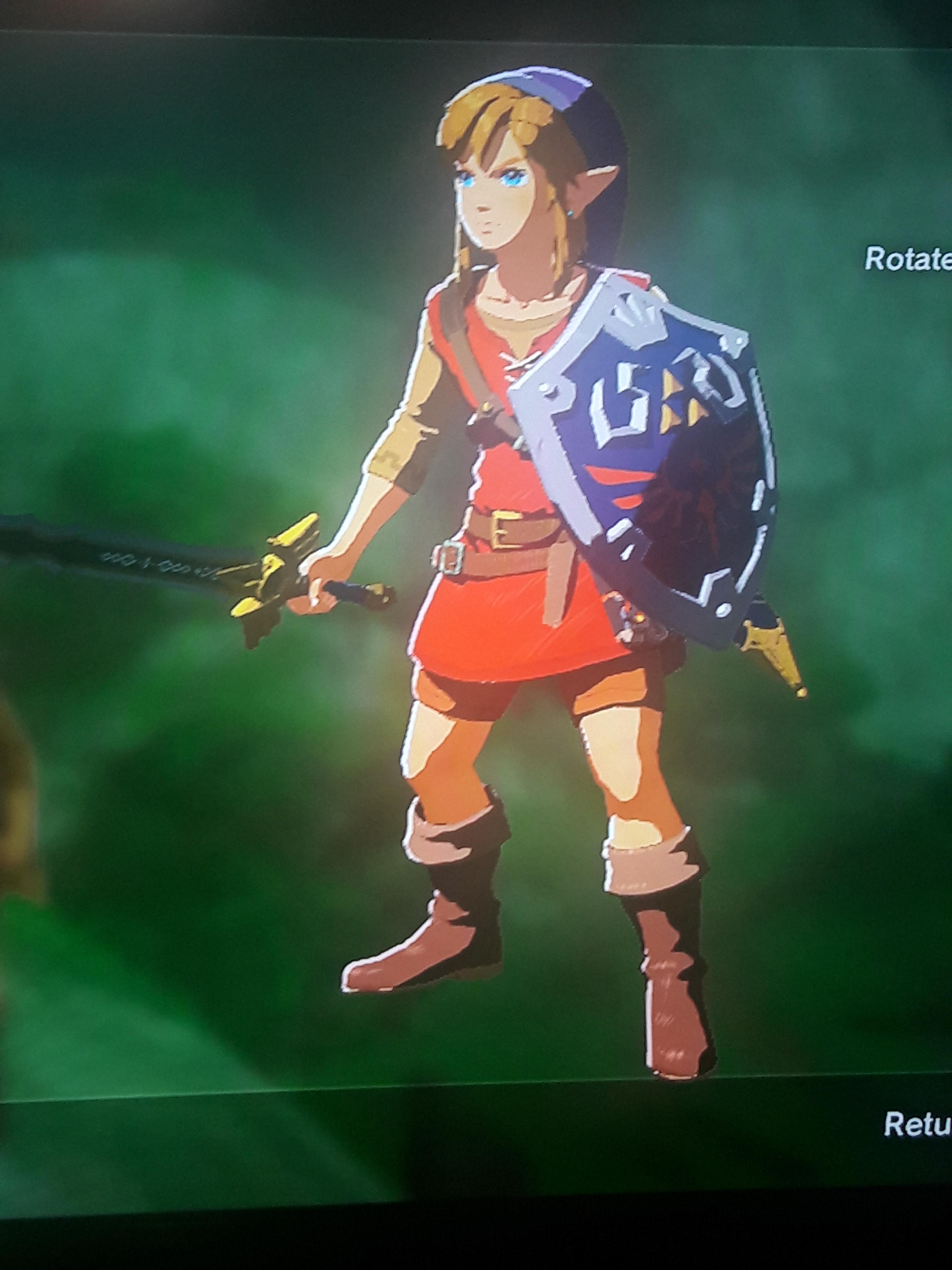 Link to the past Red Mail Outfit in Breath of the Wild r/Breath_of