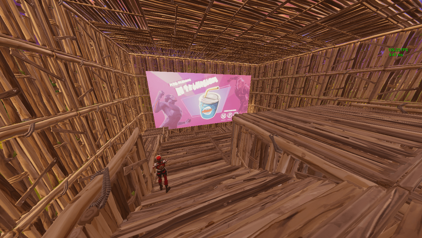 My fortnite movie theater for the blockbuster movie! r/FortNiteBR