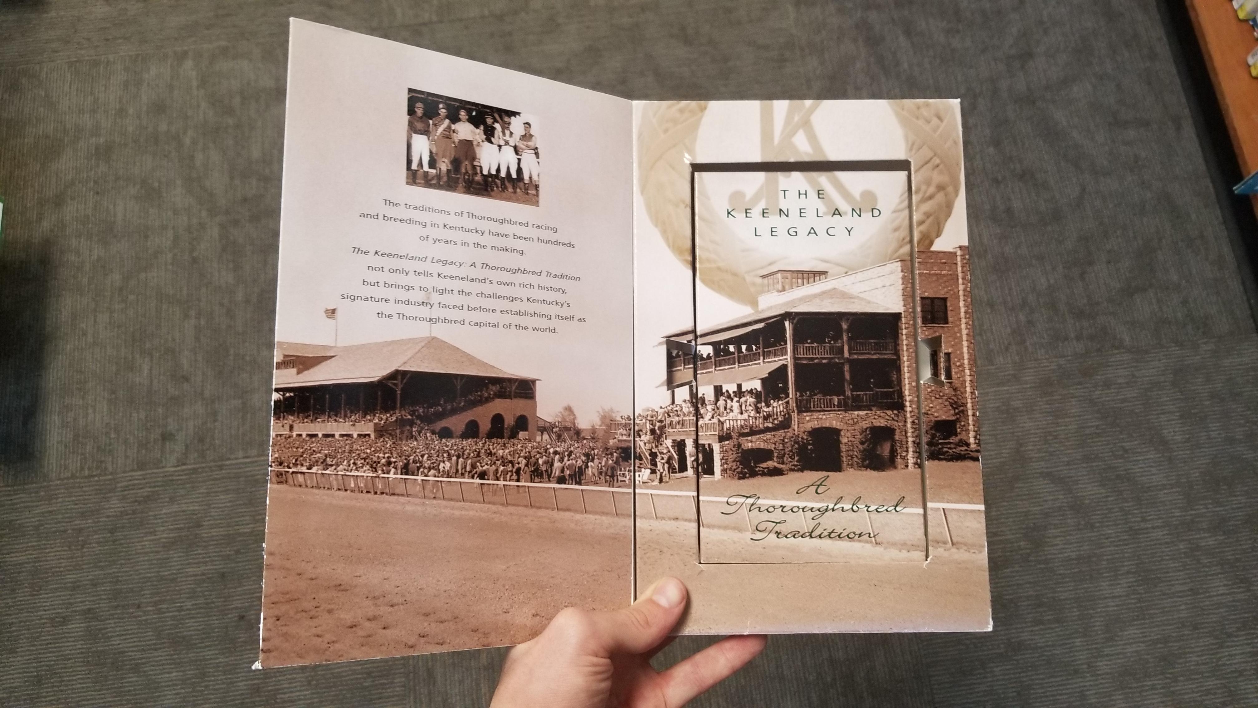 Obscure Tape about a Lexington horse track. Has an interesting large