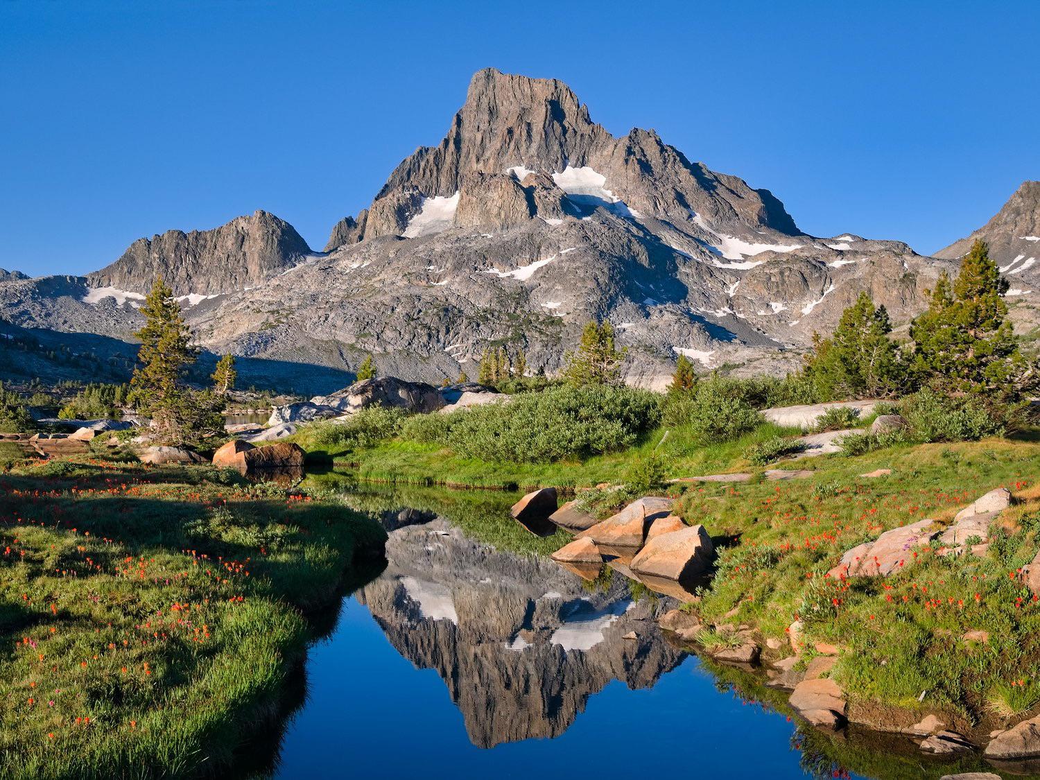 A perfect summer day in the mountains, Sierra Nevada, CA [OC][1500x1125] r/EarthPorn