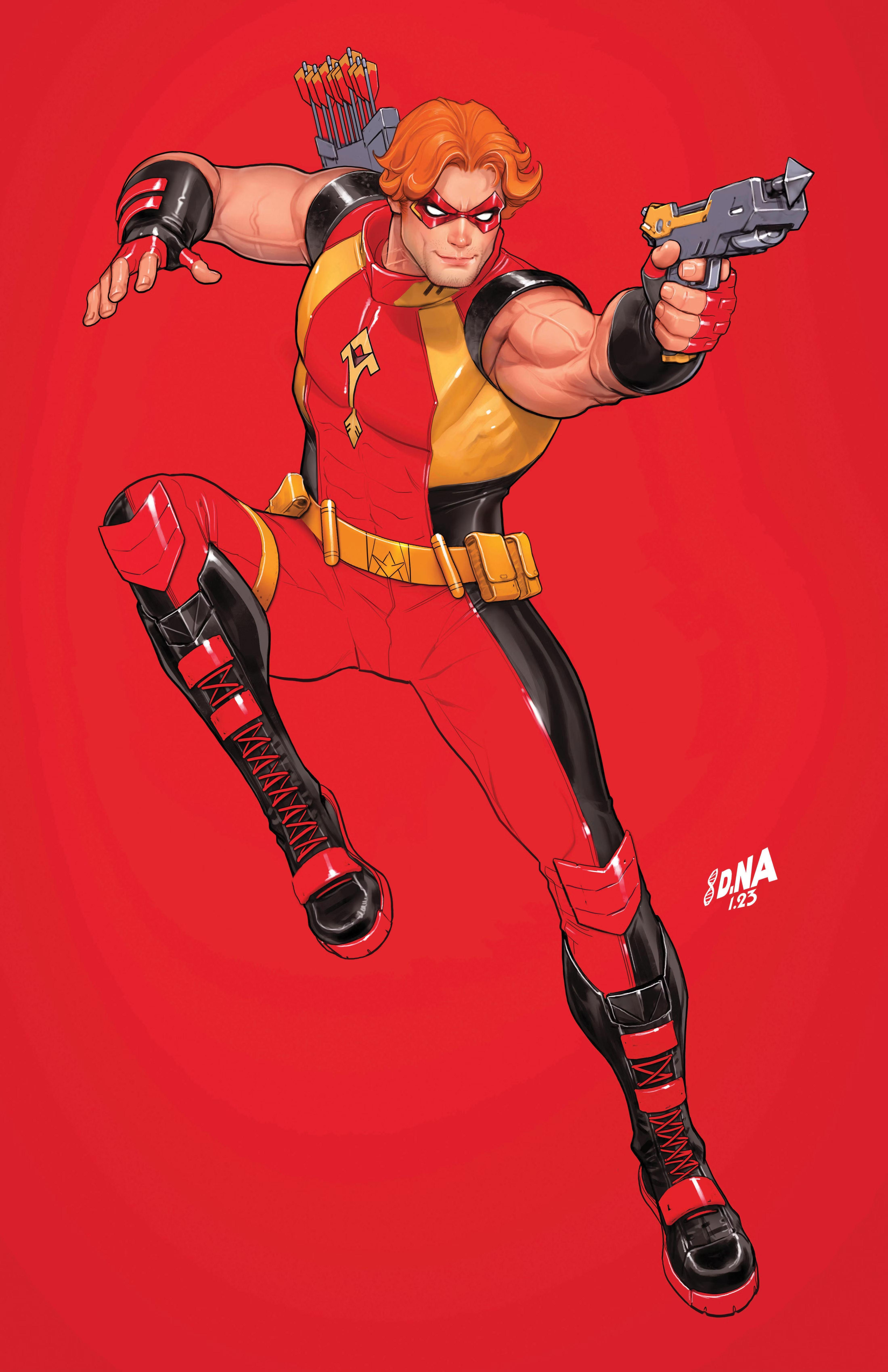 [Cover] Green Arrow 2 variant cover featuring Roy Harper aka Arsenal by David Nakayama. Issue 2