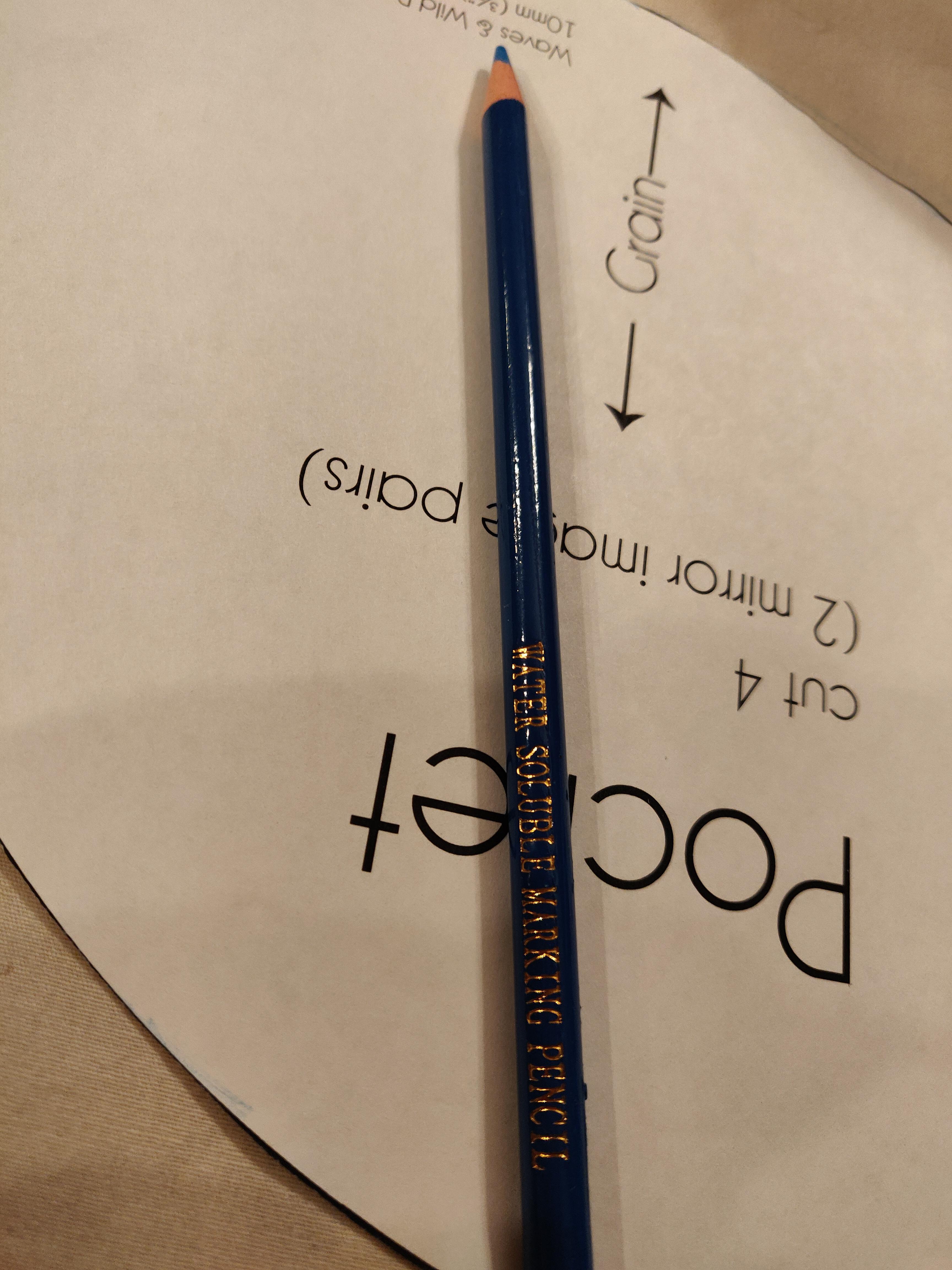 Gosh darn it this pencil is crap. Anyone have a favorite fabric pencil