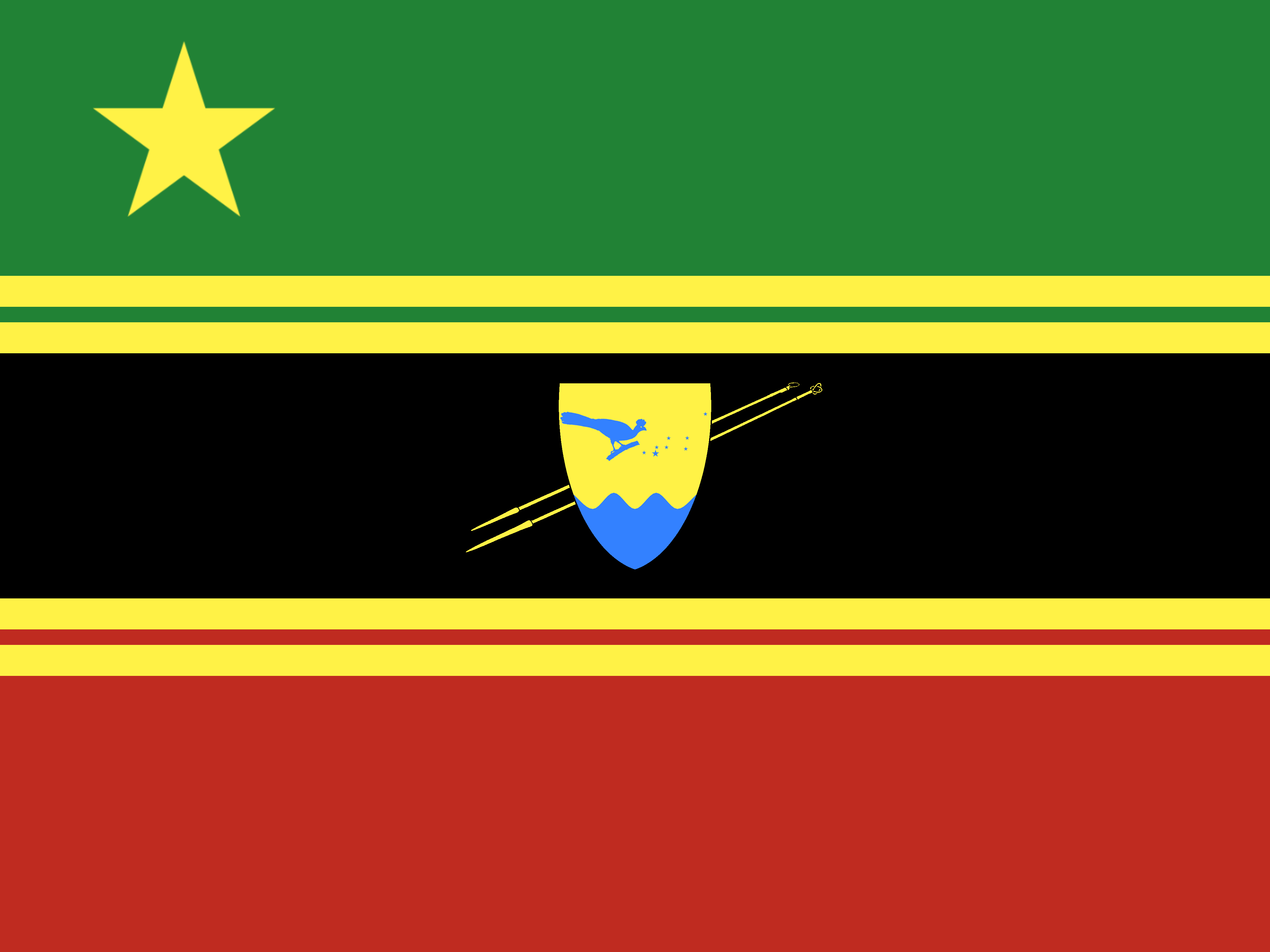 Flag for a fictional west African empire set circa ww1 r/vexillology