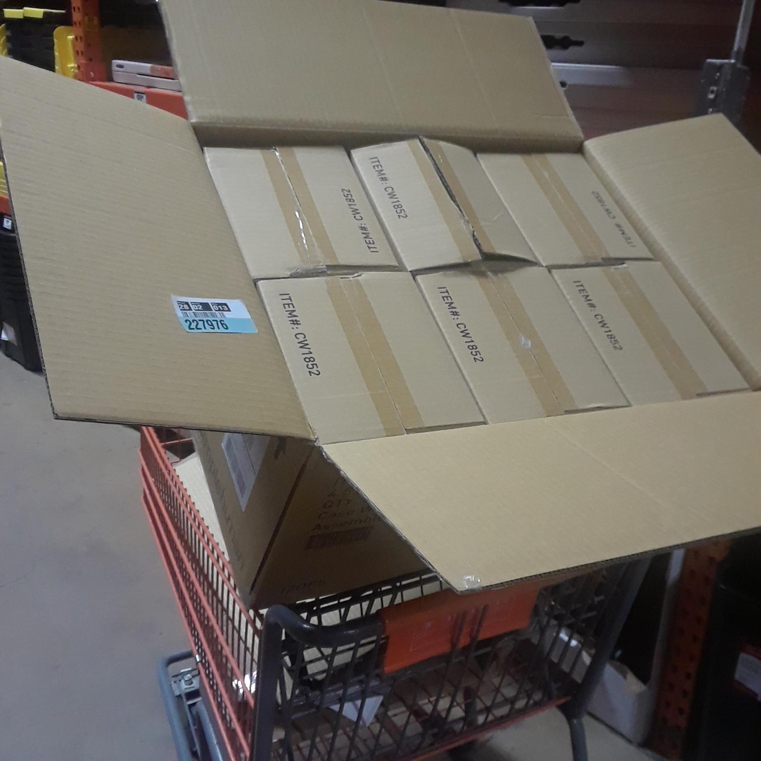 I love it when I'm doing freight and there's multiple boxes in my boxes
